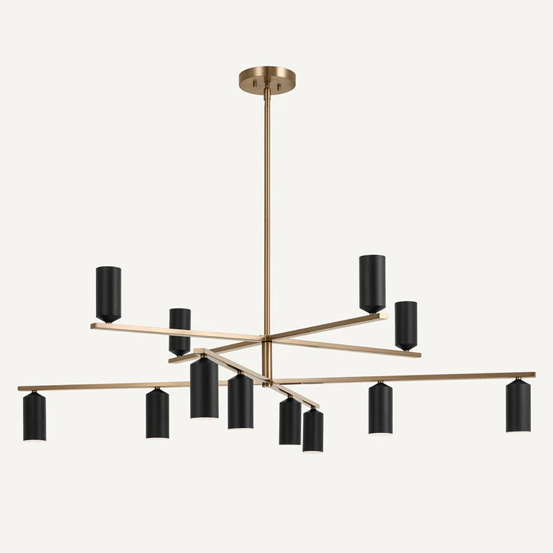 Ulrich Contemporary Brass Chandelier - Image 14