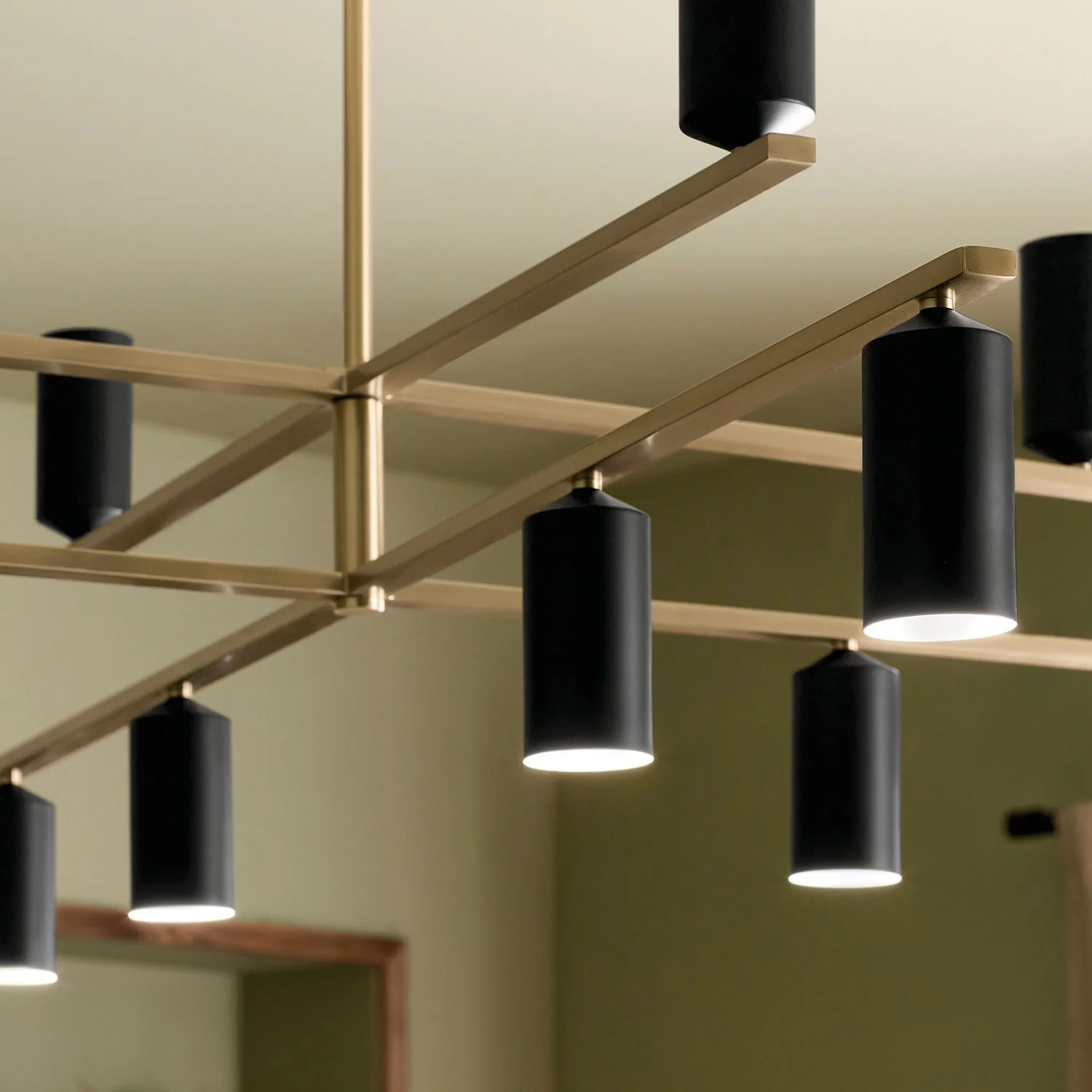 Ulrich Contemporary Brass Chandelier - Image 7