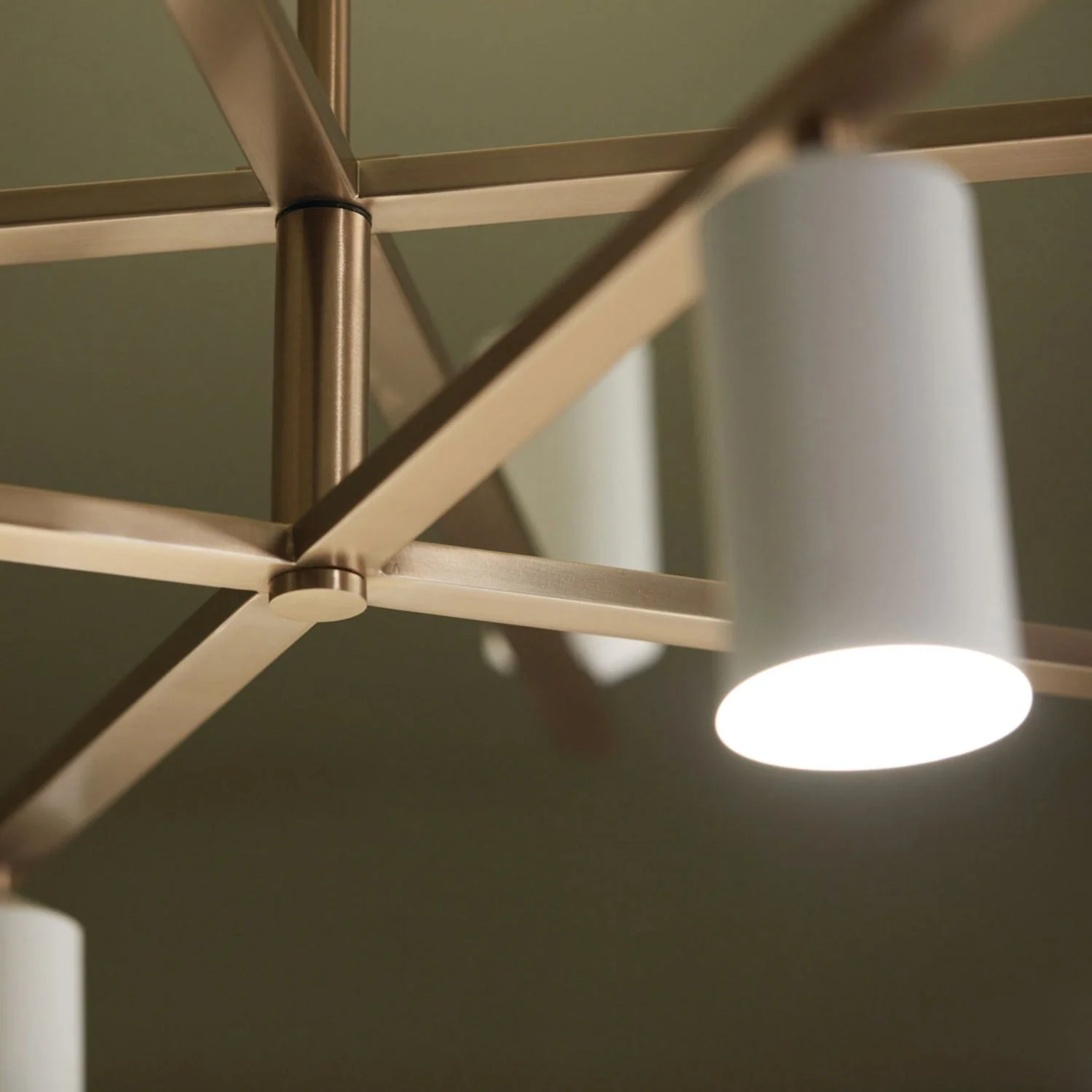 Ulrich Contemporary Brass Chandelier - Image 8