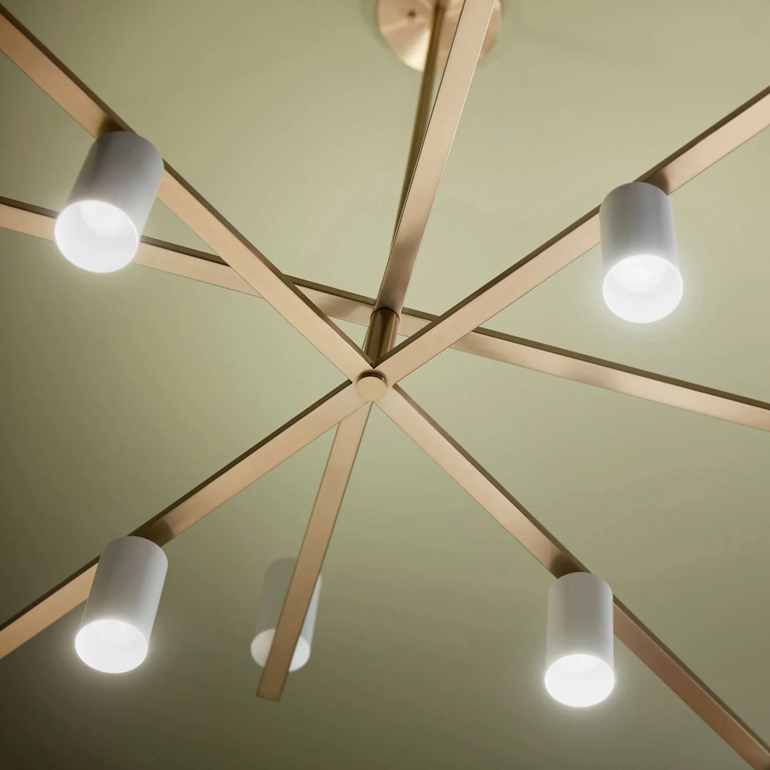 Ulrich Contemporary Brass Chandelier - Image 9