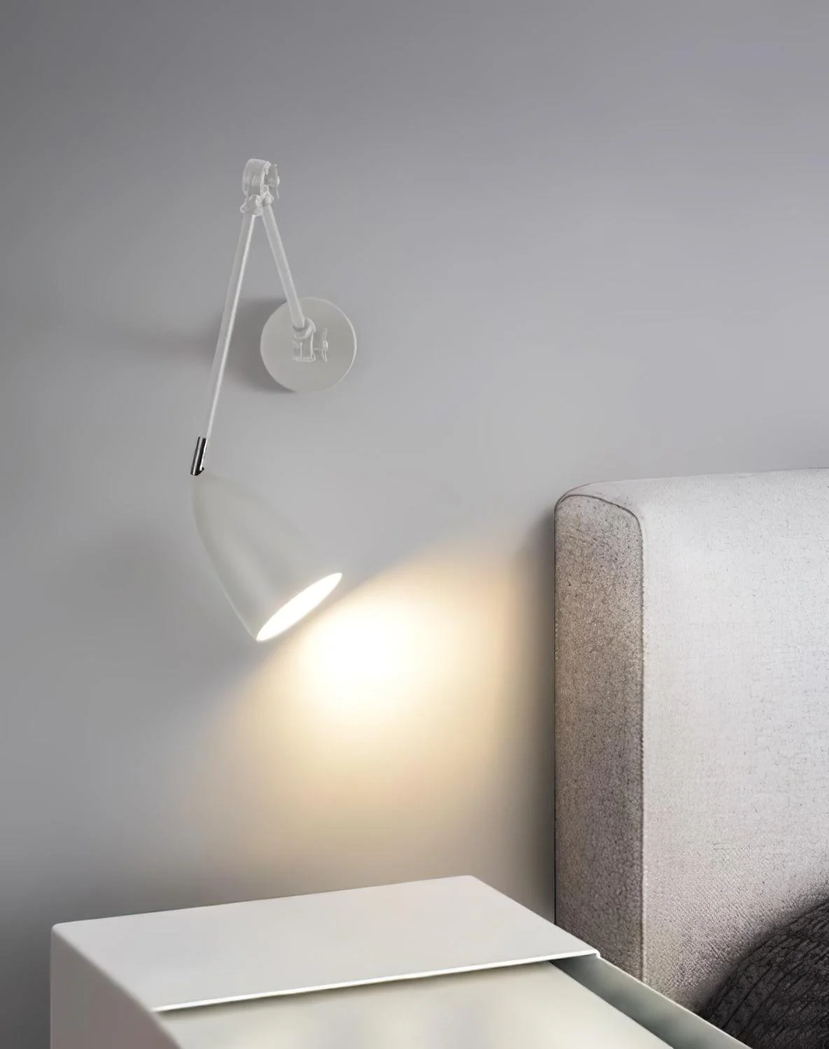 Ulrinel Adjustable Swing Arm Wall Lamp - Image 13