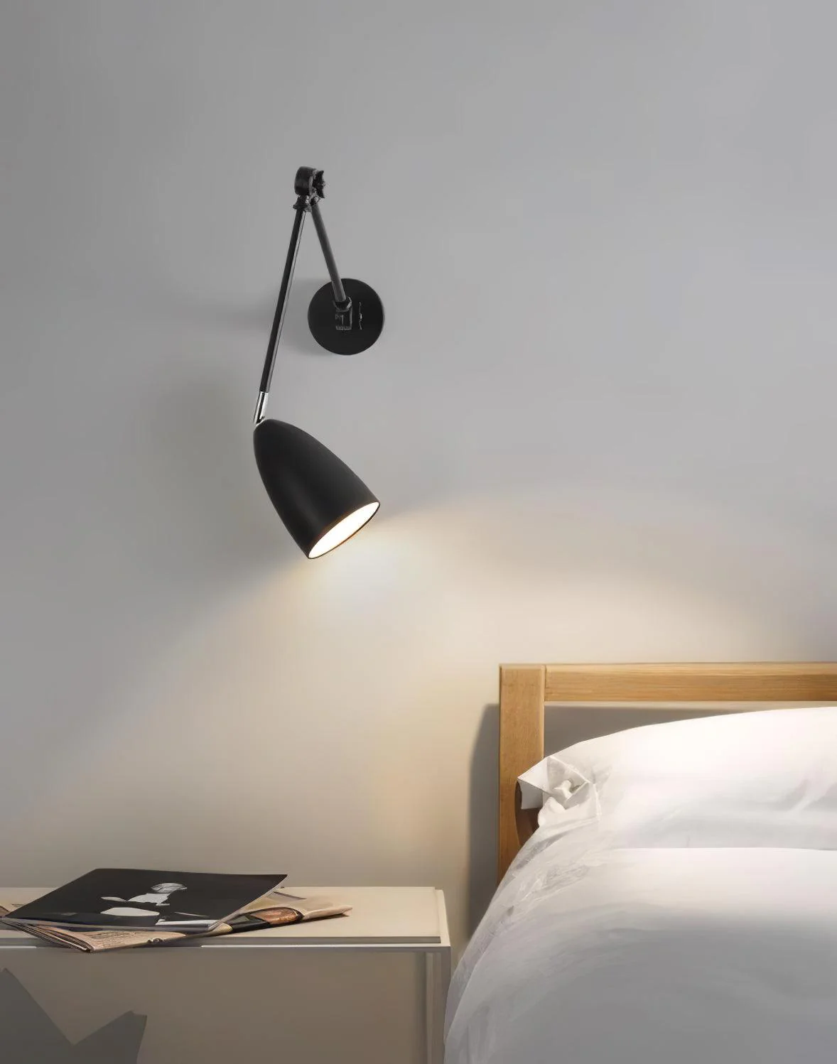 Ulrinel Adjustable Swing Arm Wall Lamp - Image 2