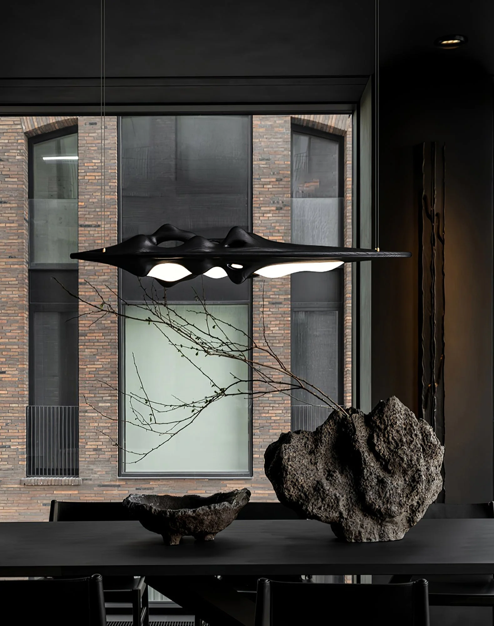 Ulsorira Topographic Wood Pendant Light - Image 19
