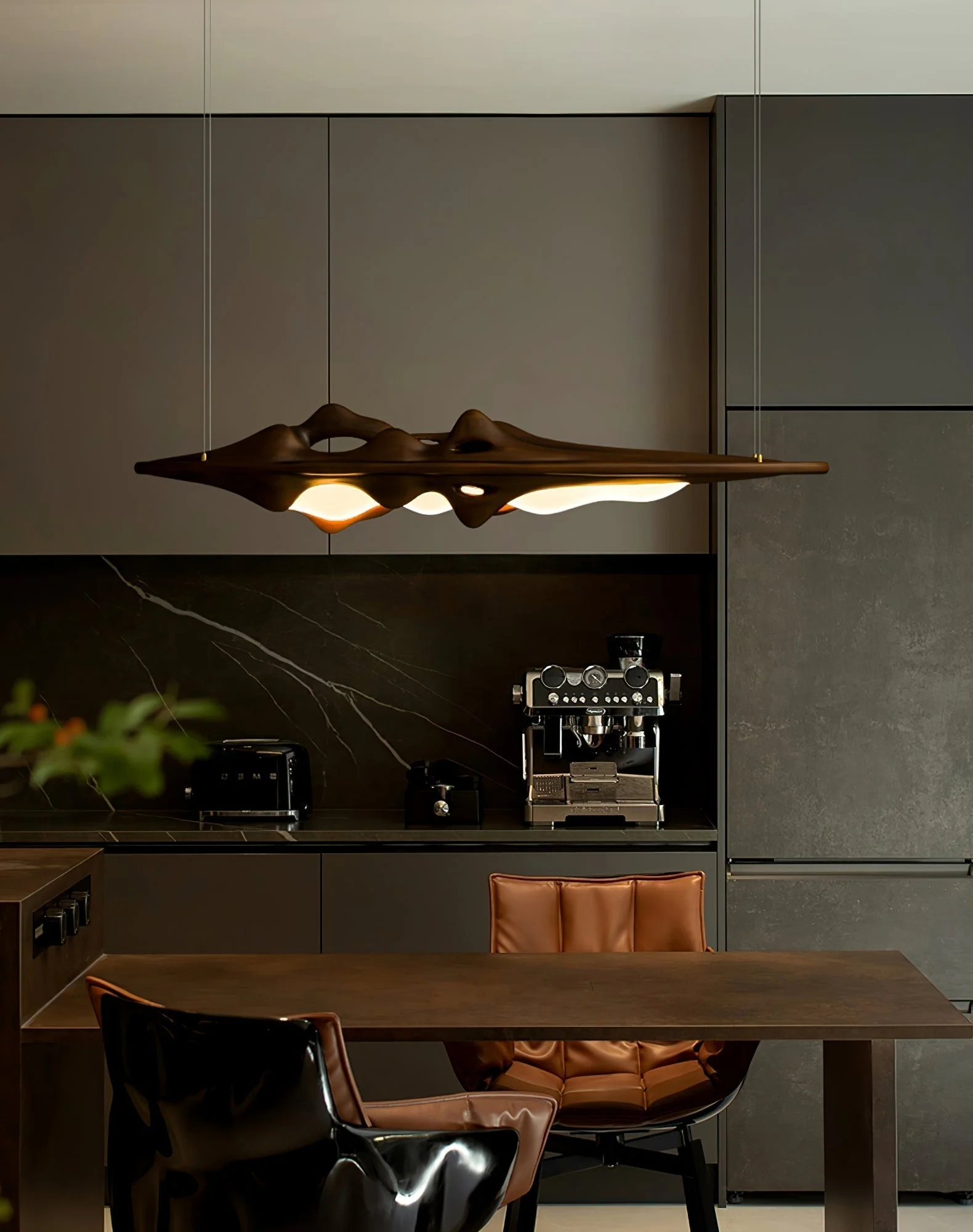 Ulsorira Topographic Wood Pendant Light - Image 25
