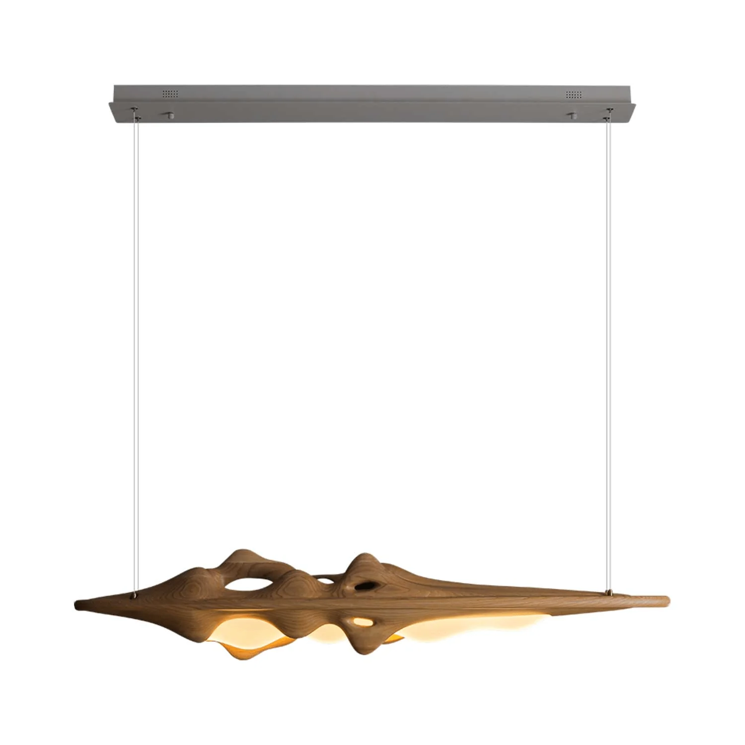Ulsorira Topographic Wood Pendant Light - Image 7