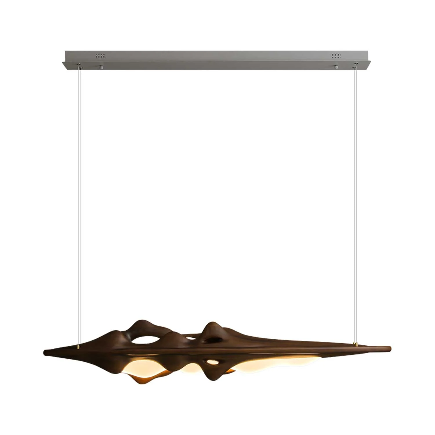 Ulsorira Topographic Wood Pendant Light - Image 8