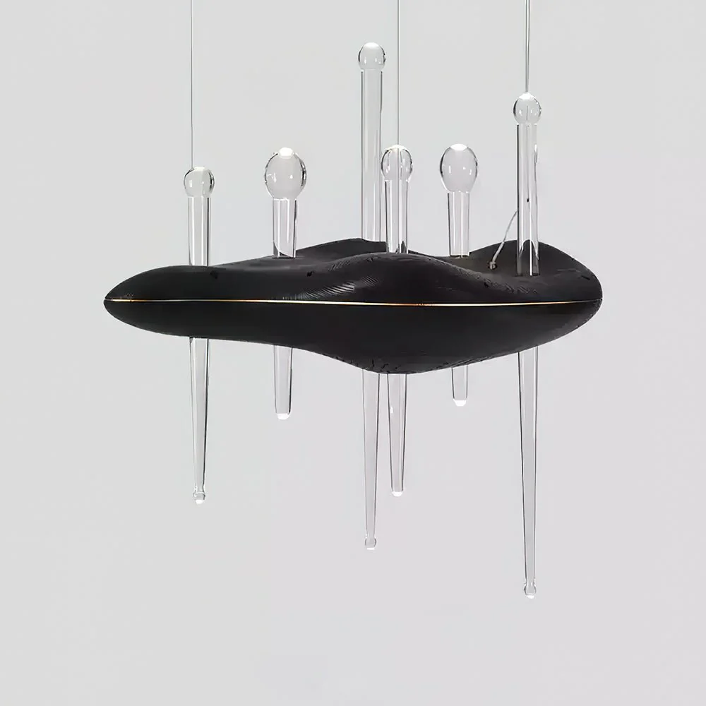 Umare Whimsical Oak Glass Pendant Light - Image 22