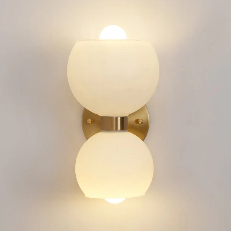 Umarion Round Pearl Glass Sconce Wall lamp - Image 29