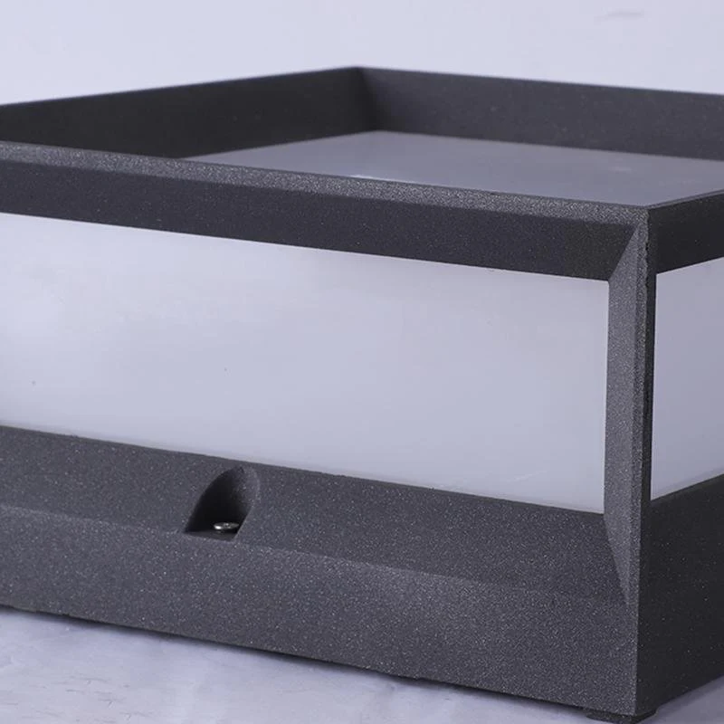 Una Square Unique Modern Solar Outdoor Lights - Image 3