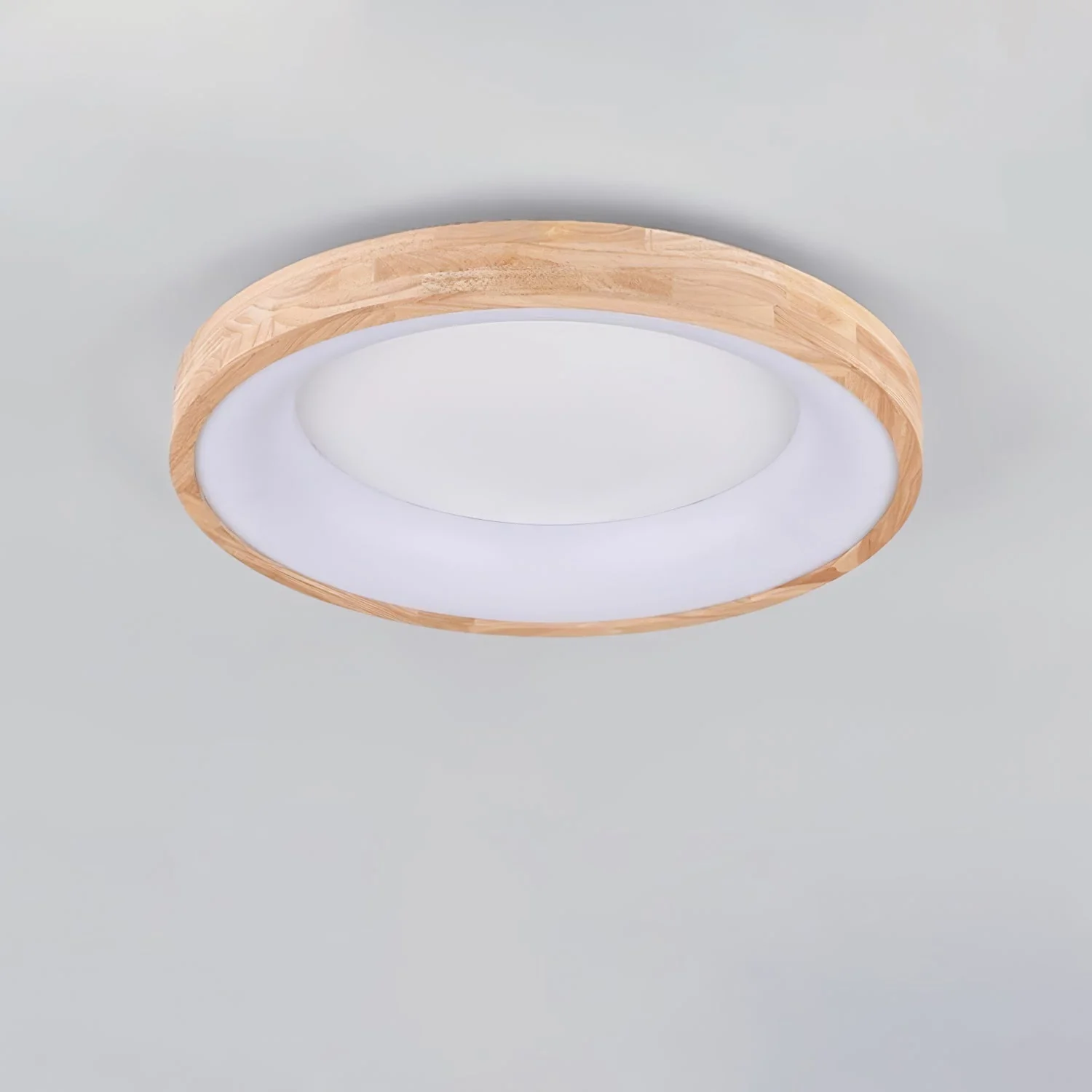 Uphae Modern Minimalist Square Wood Ceiling Light - Image 15