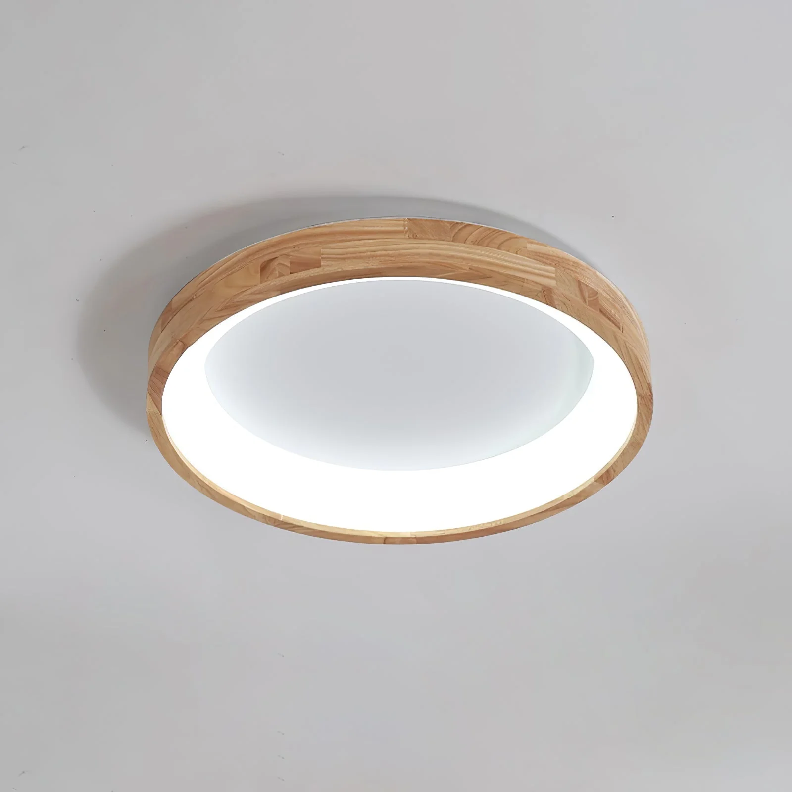 Uphae Modern Minimalist Square Wood Ceiling Light - Image 17