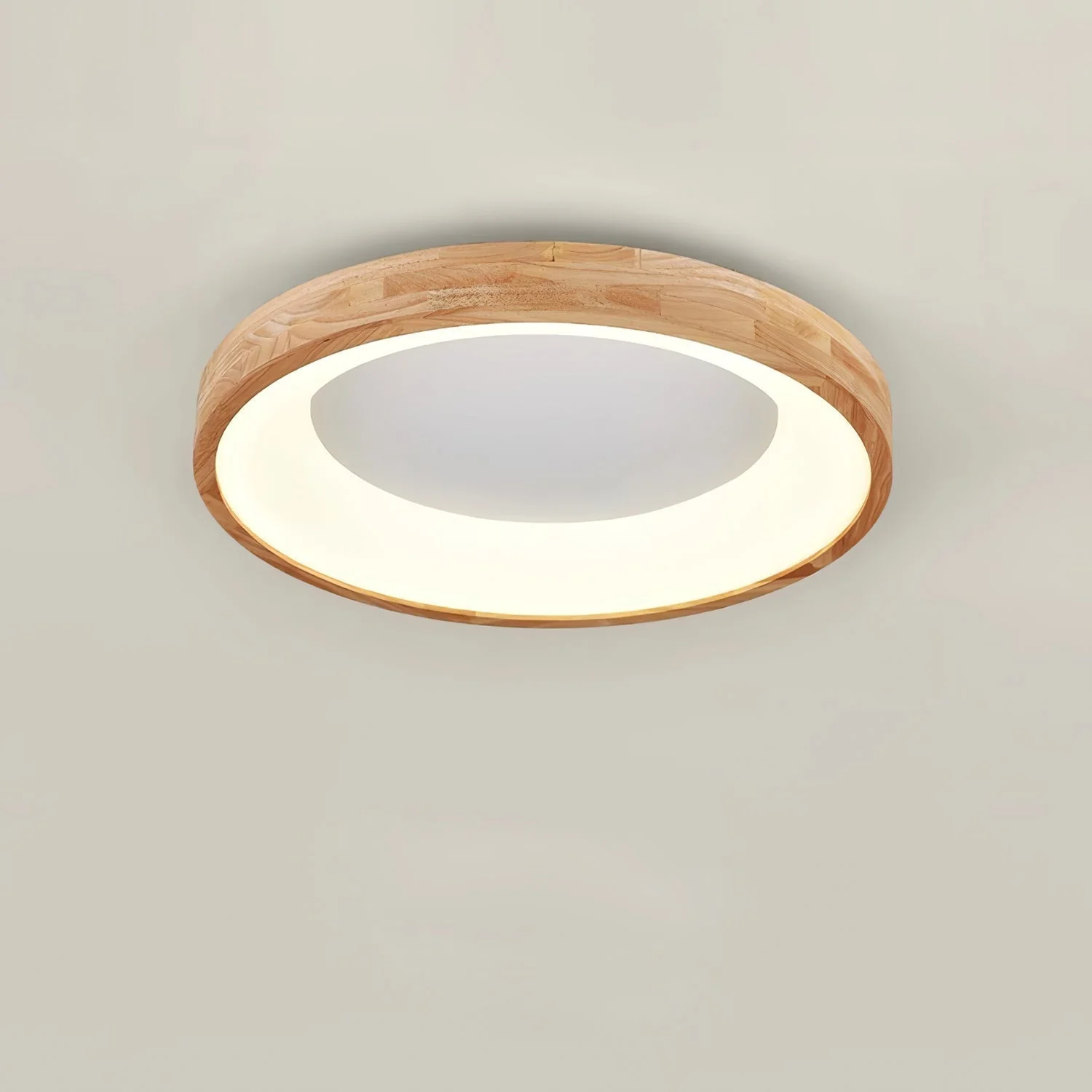 Uphae Modern Minimalist Square Wood Ceiling Light - Image 24