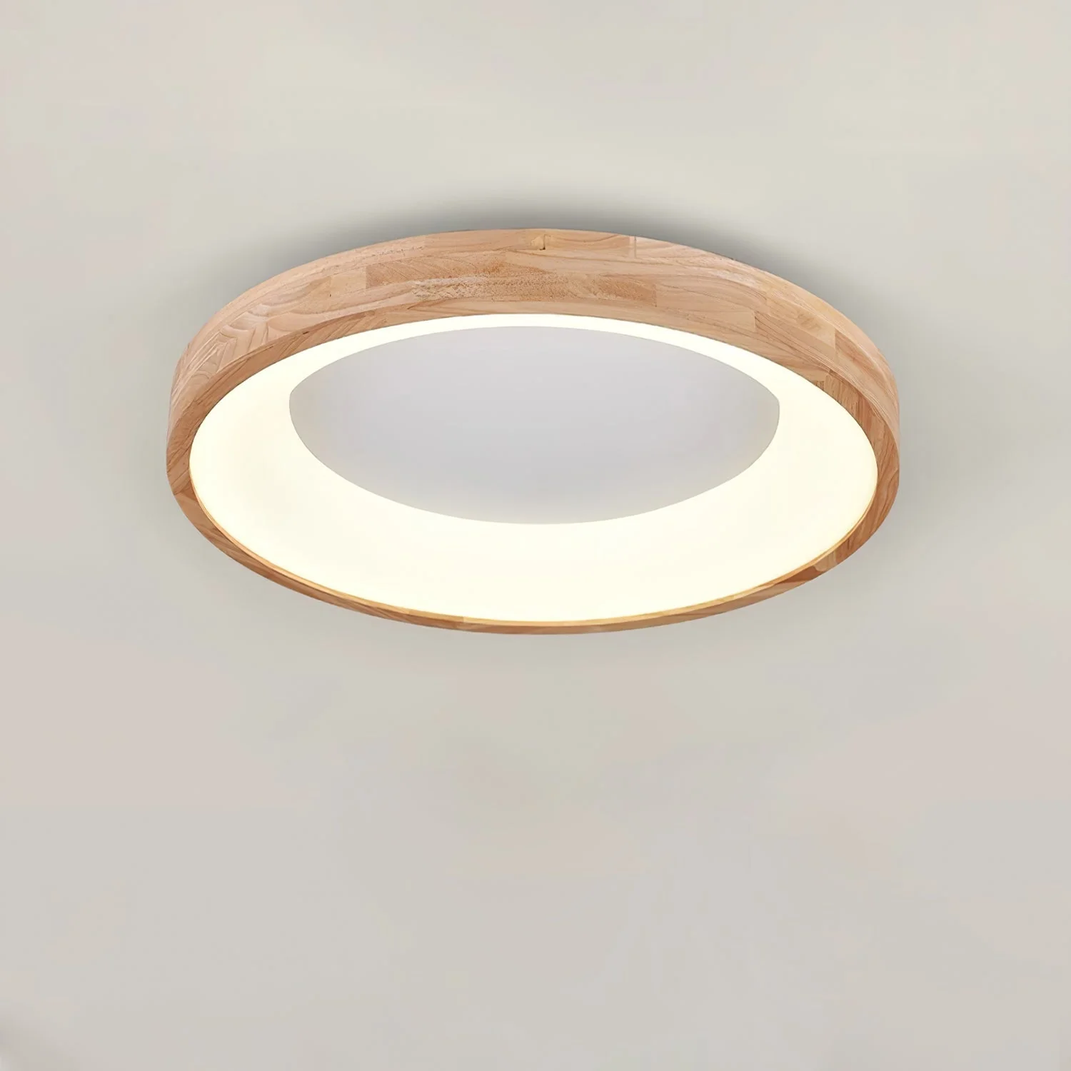 Uphae Modern Minimalist Square Wood Ceiling Light - Image 25