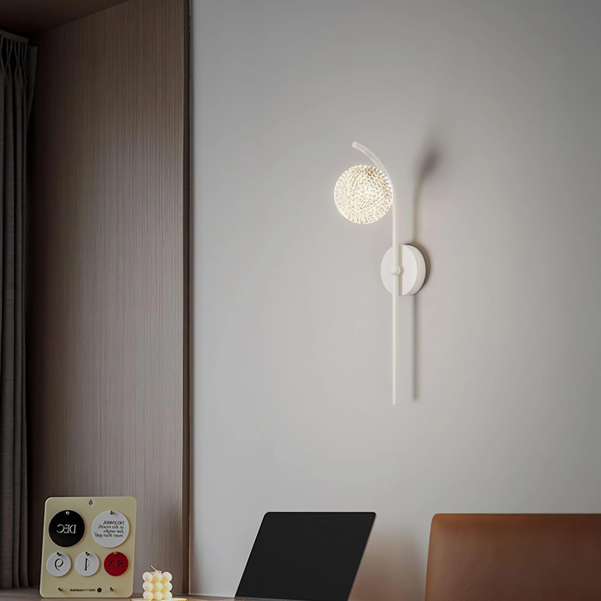 Urineth Premium Nordic Art Crystal Wall Lamp - Image 10