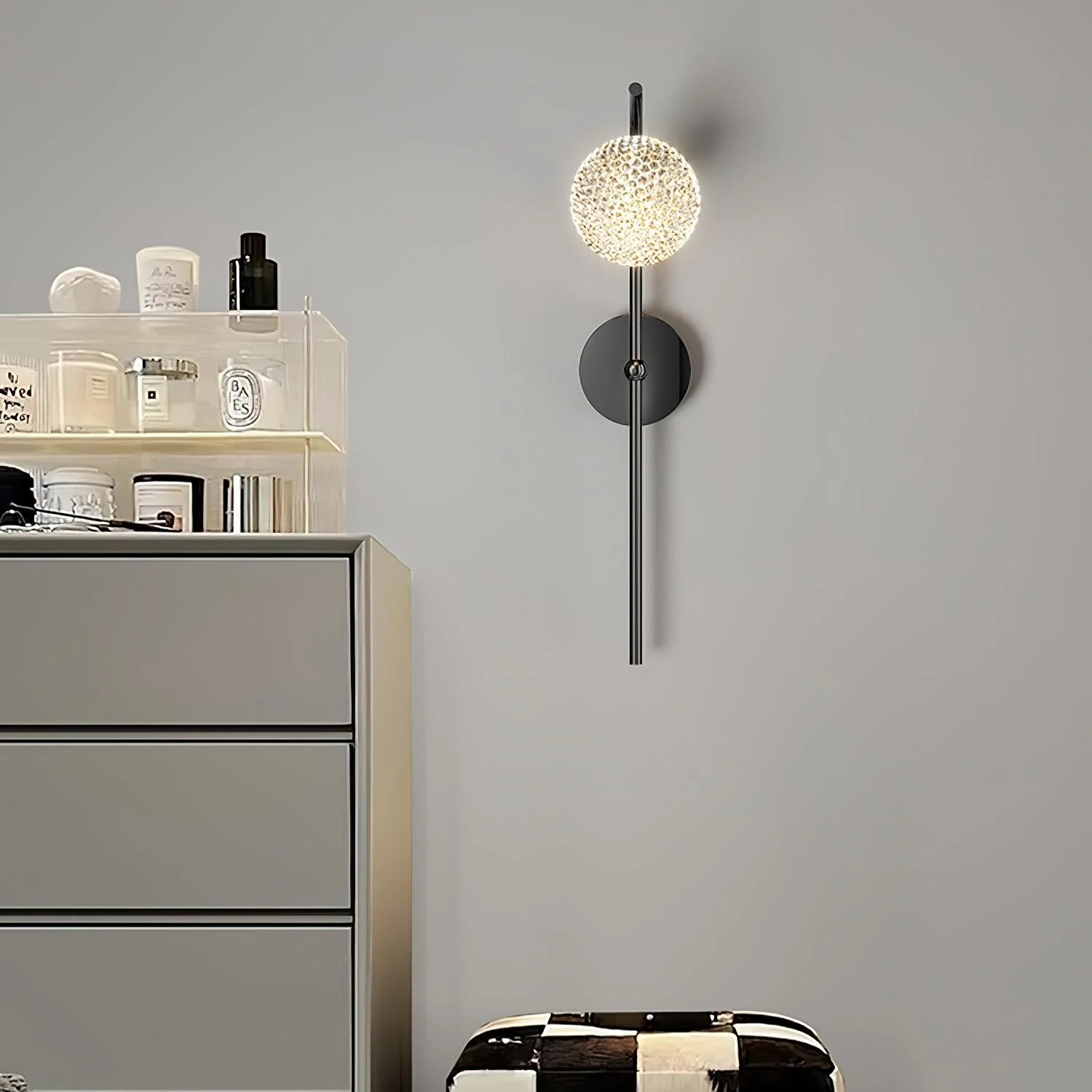 Urineth Premium Nordic Art Crystal Wall Lamp - Image 19