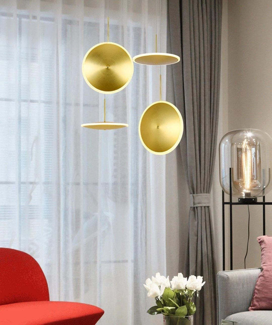 Uvenisra Modern Minimalist Dish Pendant Light - Image 53