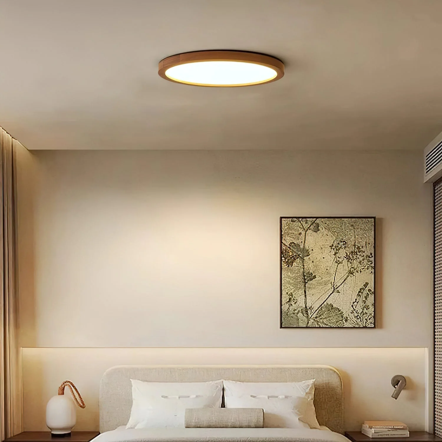 Valdon Farmhouse Walnut Ceiling Light - Image 2