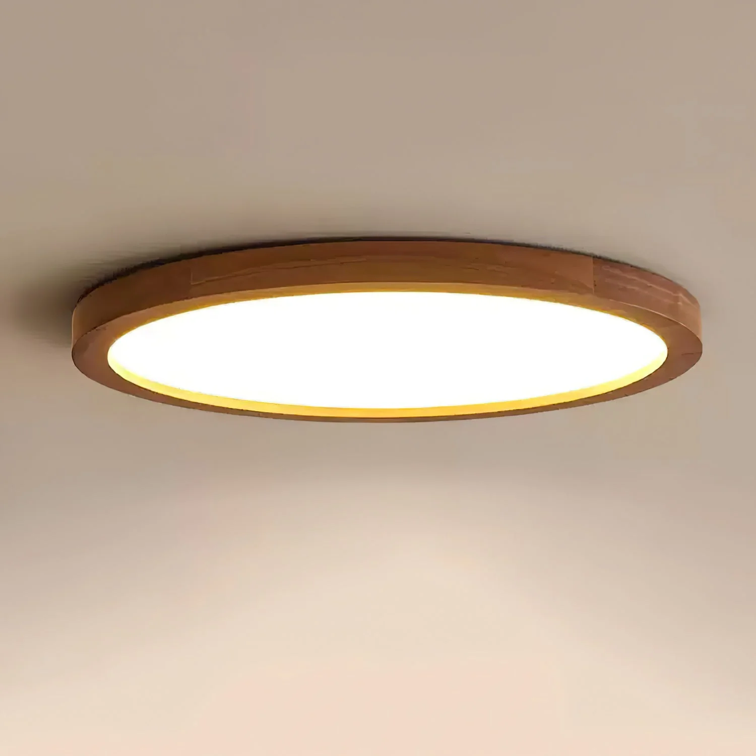 Valdon Farmhouse Walnut Ceiling Light - Image 6