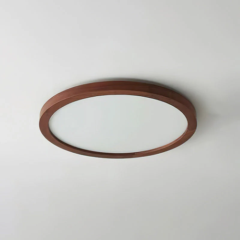 Valdon Farmhouse Walnut Ceiling Light - Image 8
