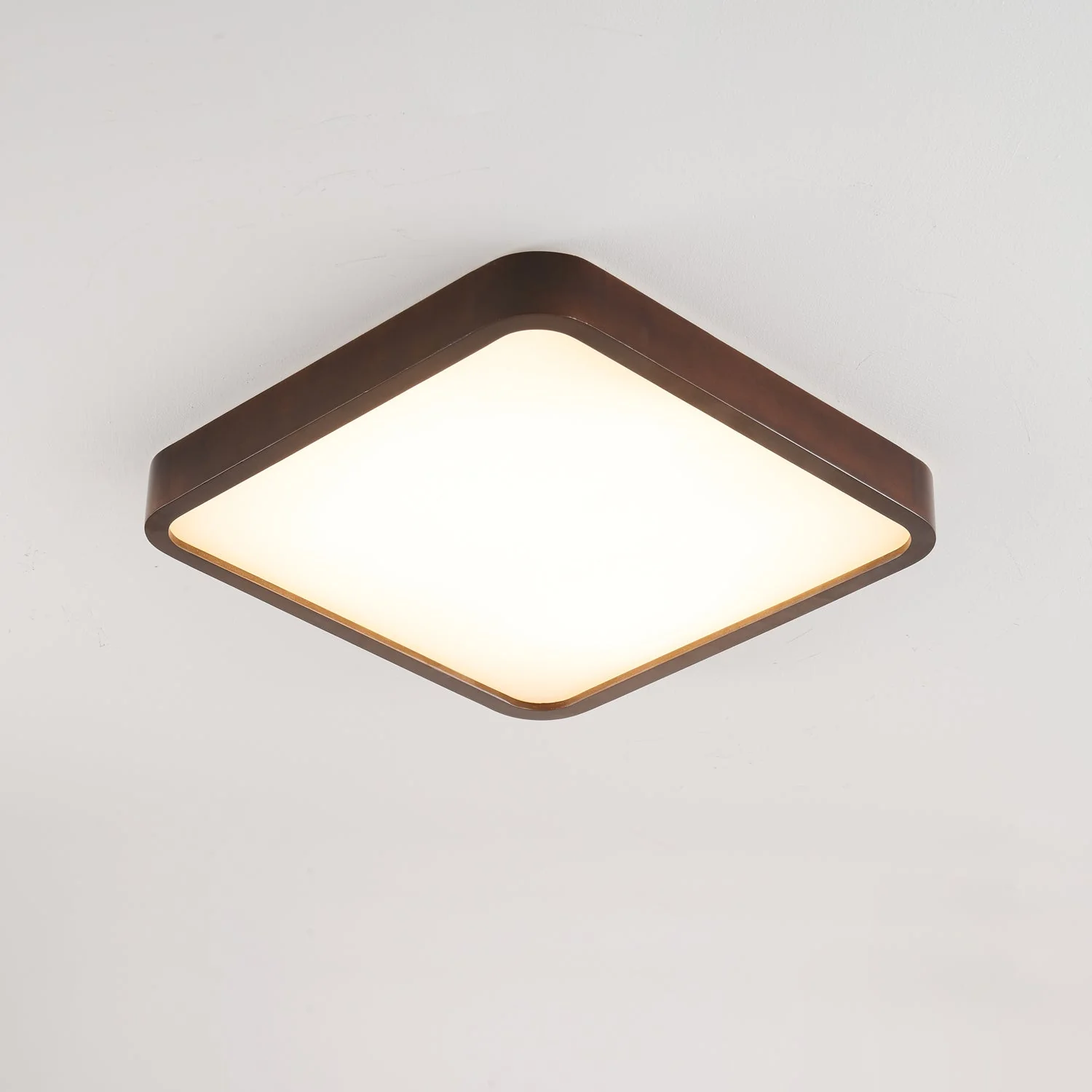 Vanoren Modern Minimalist Rectangular Wood Ceiling Light - Image 11