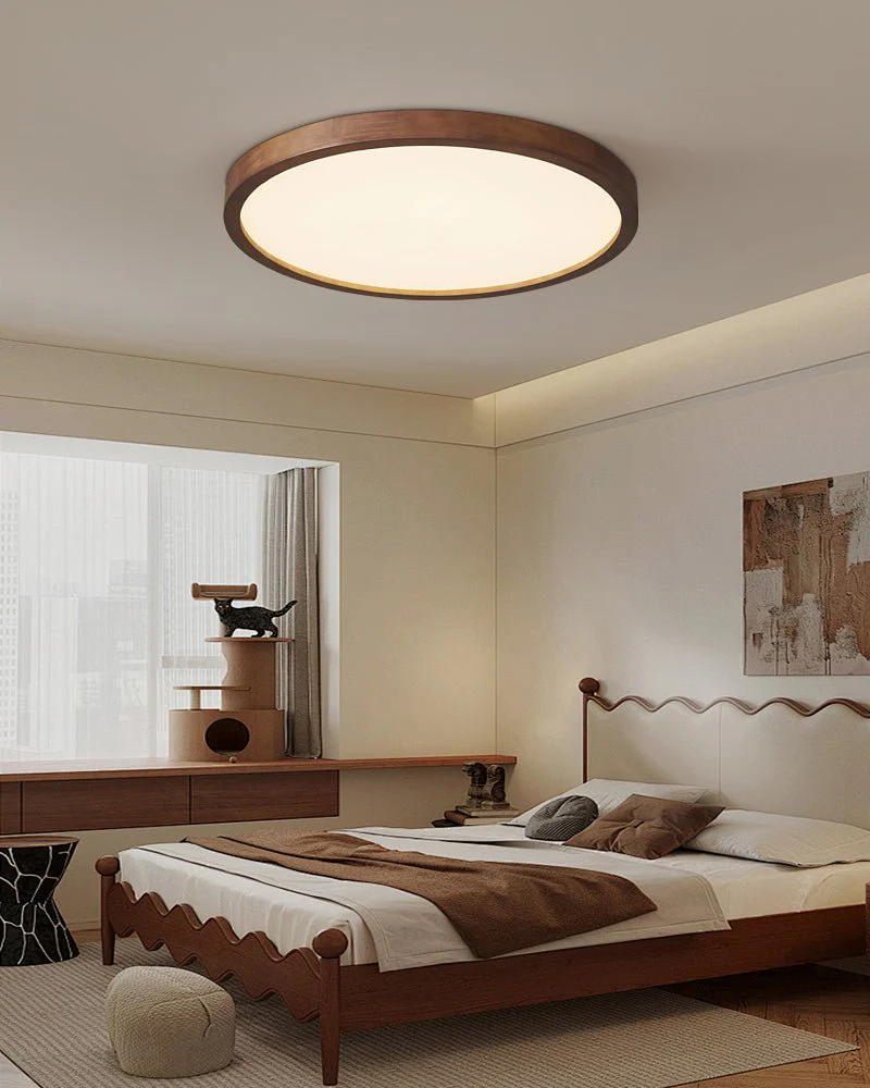 Vanoren Modern Minimalist Rectangular Wood Ceiling Light - Image 12