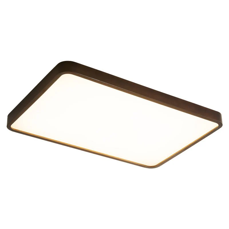 Vanoren Modern Minimalist Rectangular Wood Ceiling Light - Image 16