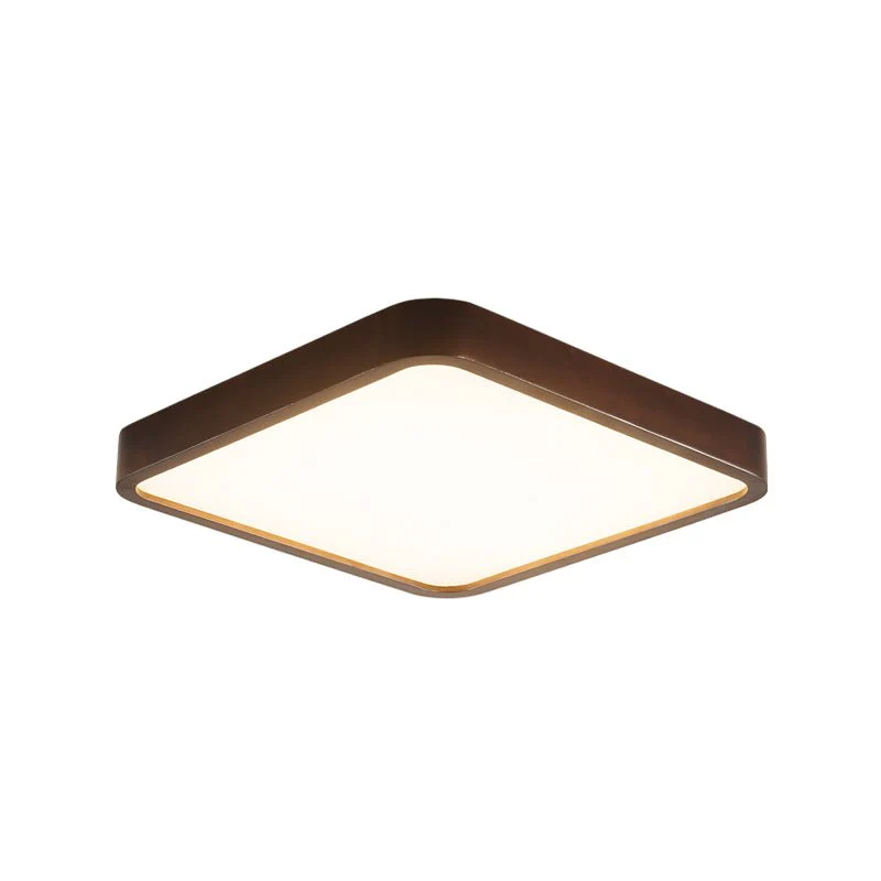 Vanoren Modern Minimalist Rectangular Wood Ceiling Light - Image 2