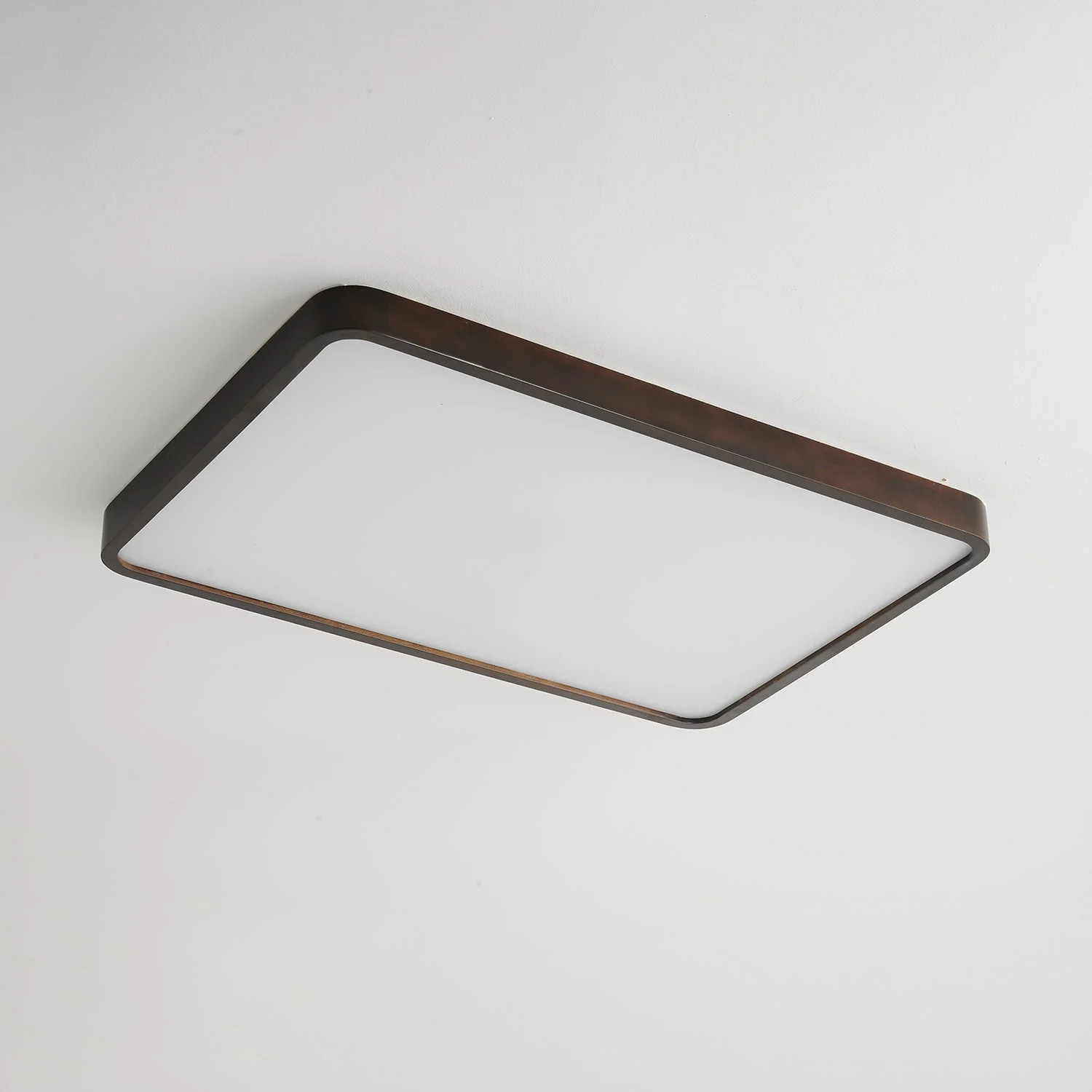 Vanoren Modern Minimalist Rectangular Wood Ceiling Light - Image 6