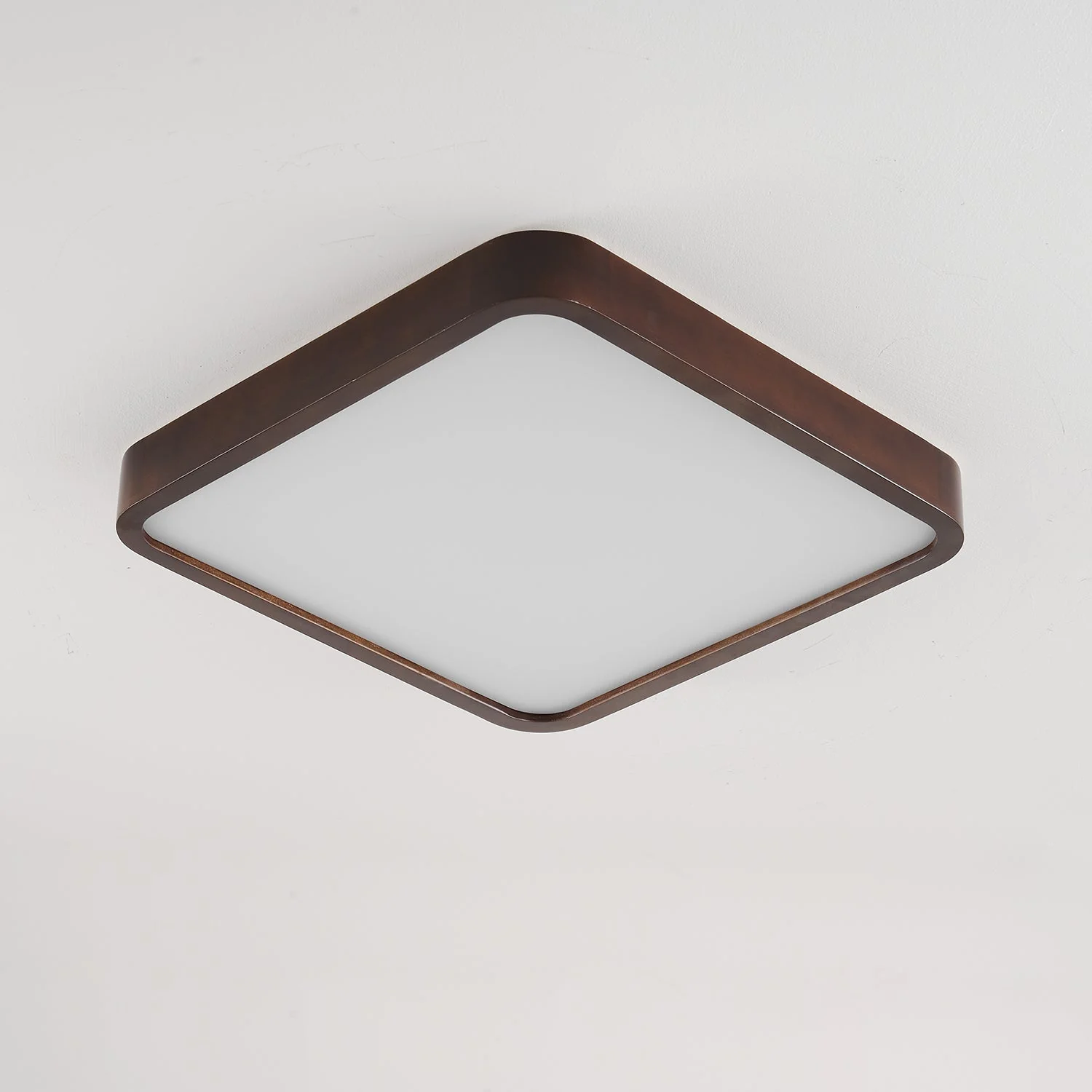 Vanoren Modern Minimalist Rectangular Wood Ceiling Light - Image 9
