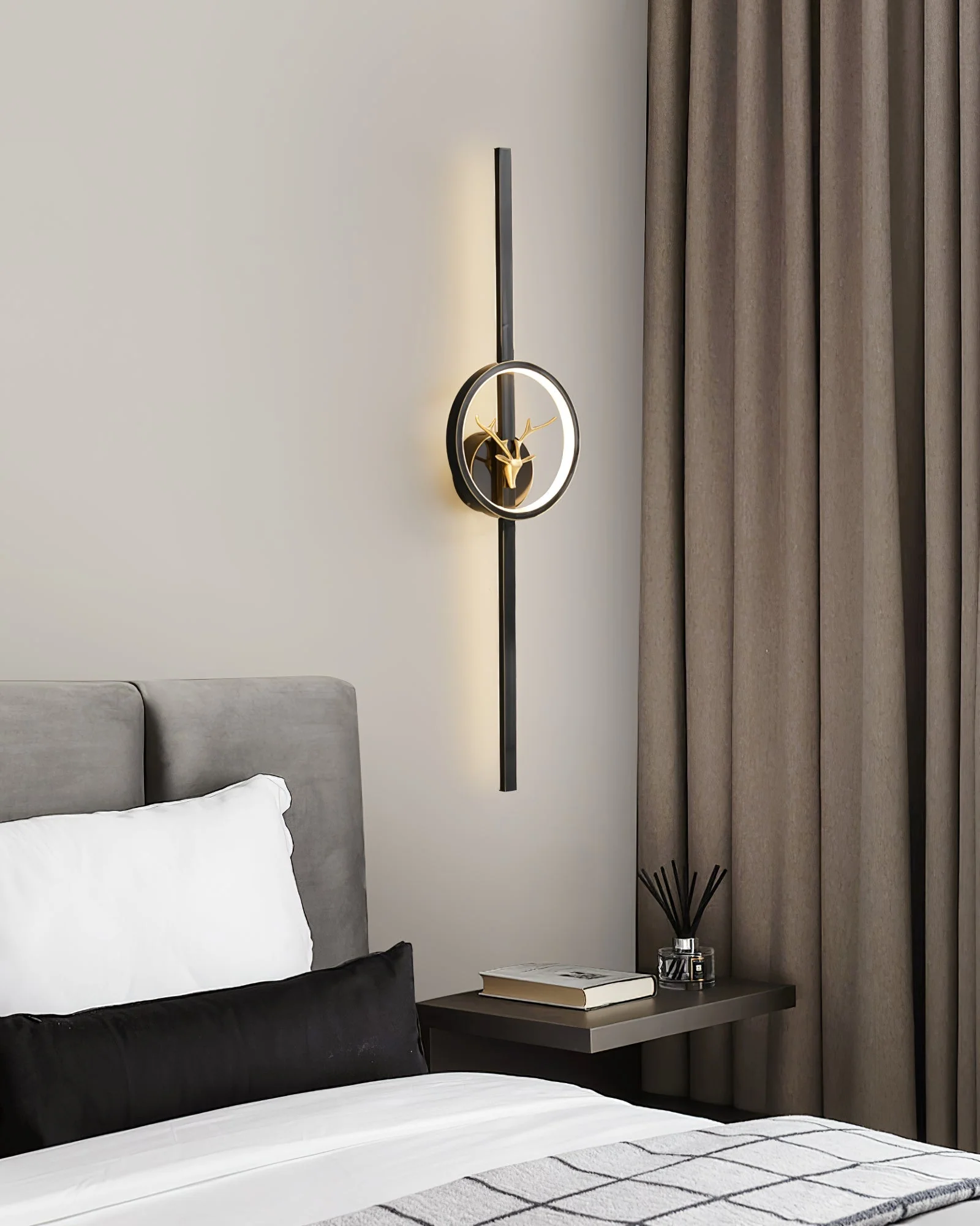 Vavinisra Classic Deer Brass Wall Lamp - Image 46