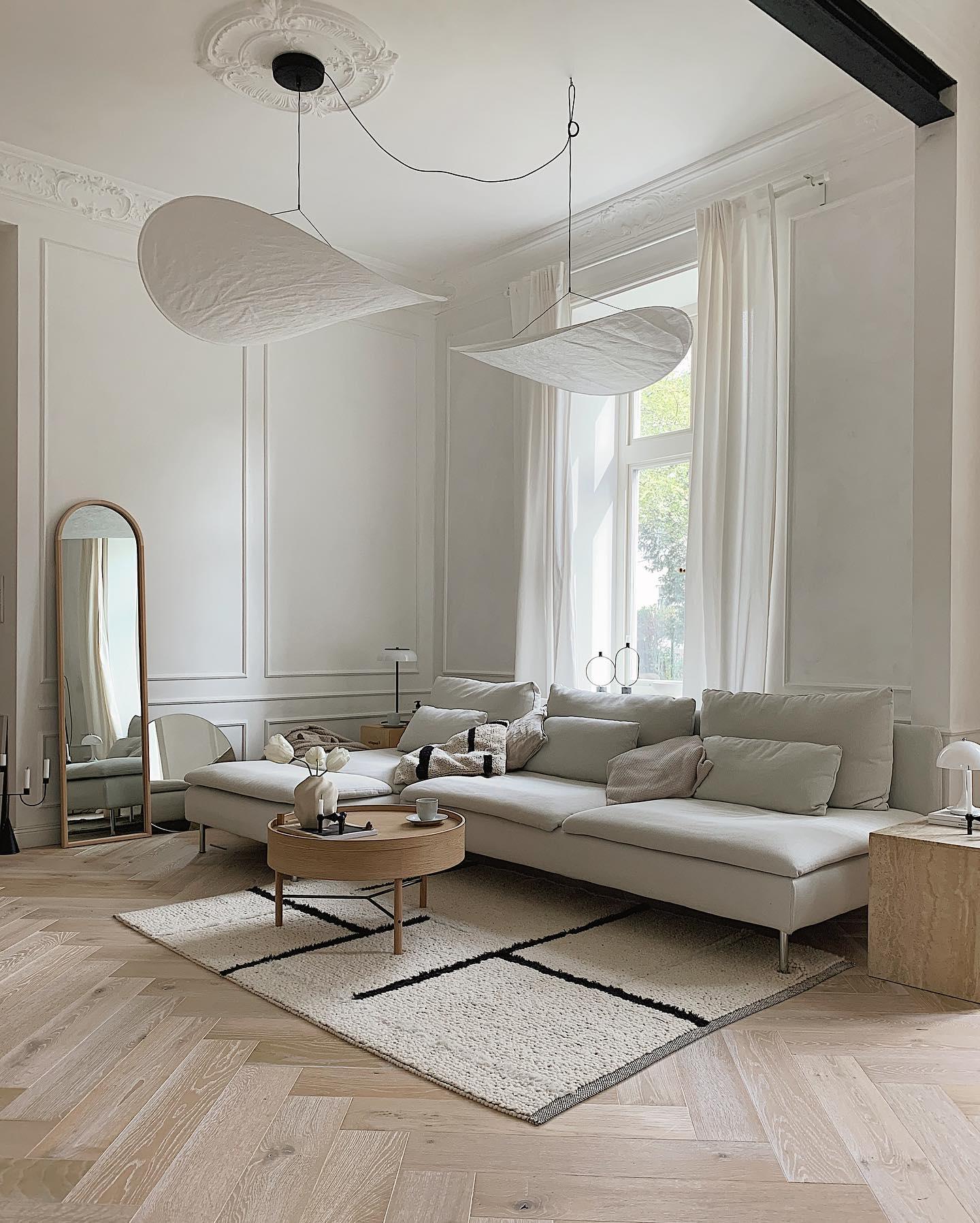 Vela Minimalist Silk Pendant Light - Image 6