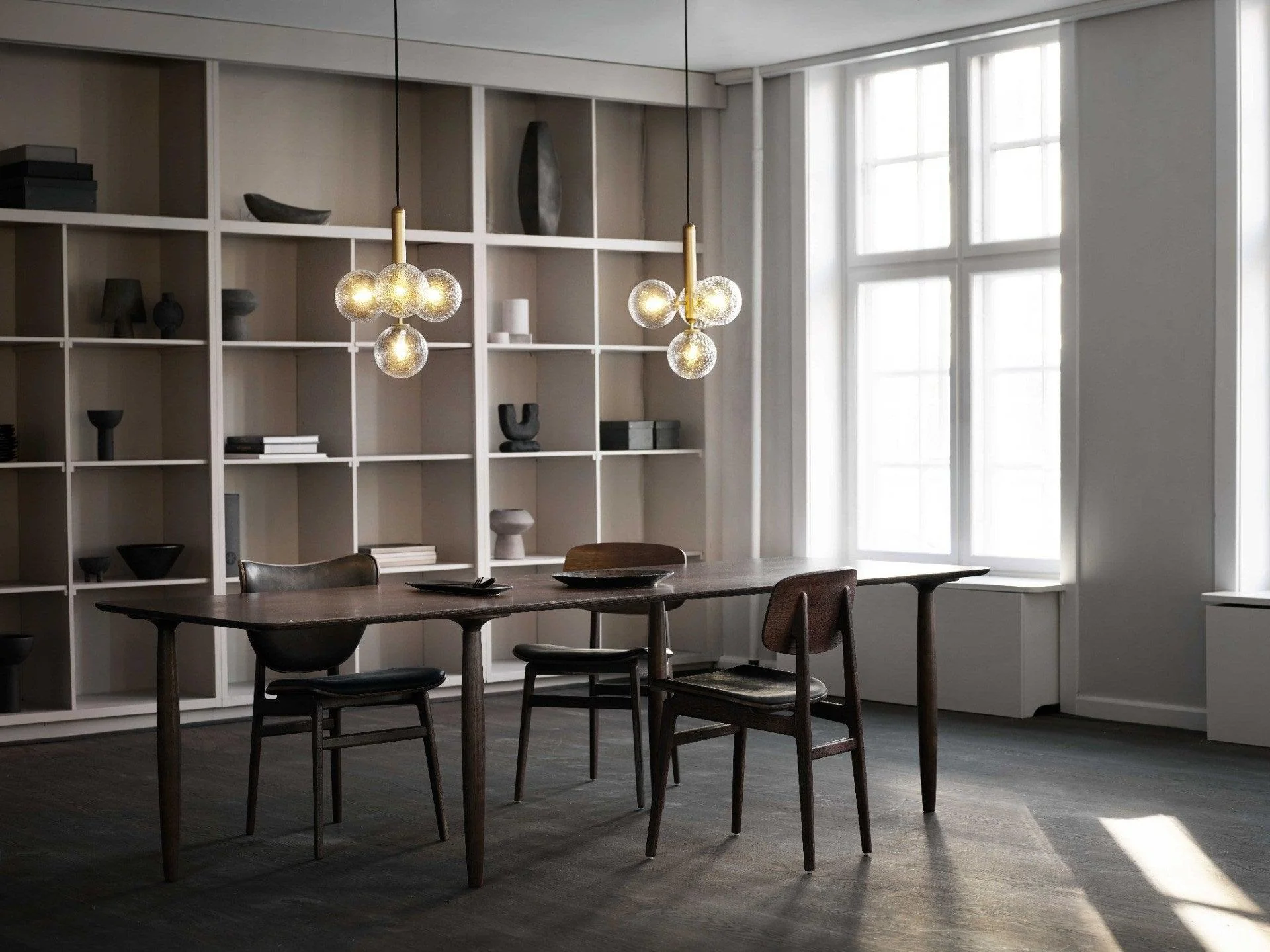Velain Brass Industrial Pendant Light - Image 24