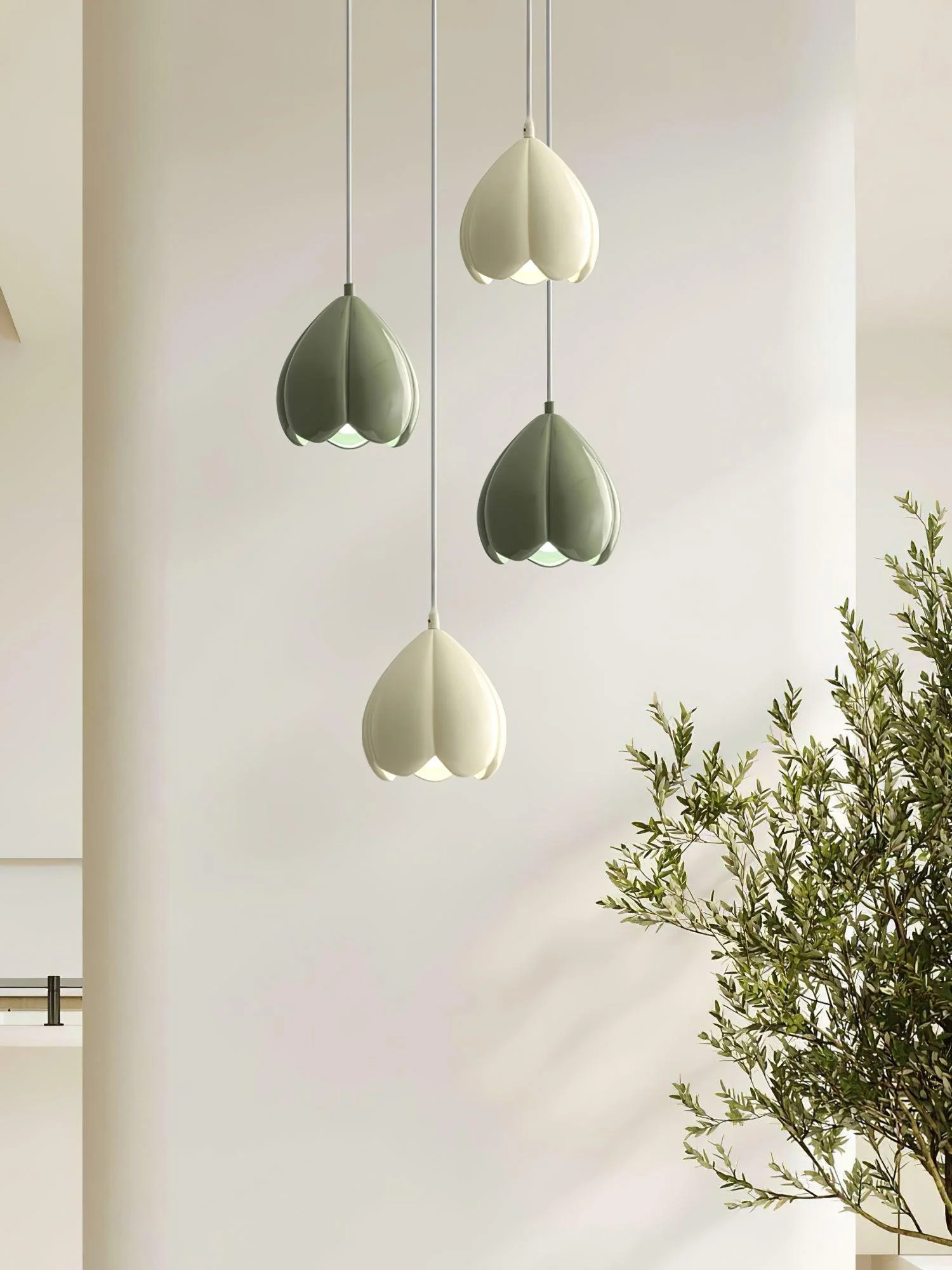 Velara Resin Artistic Pendant Lamp - Image 4