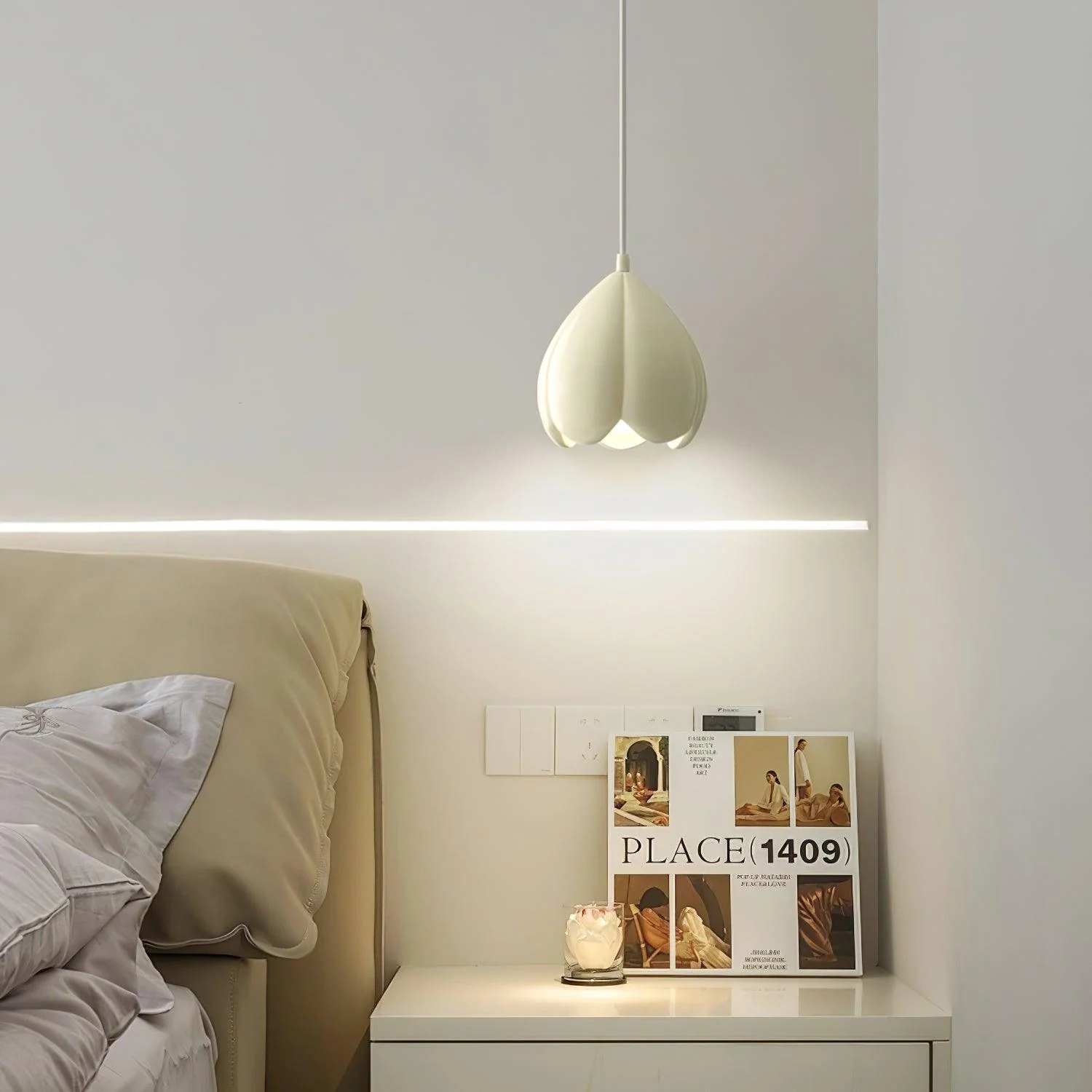 Velara Resin Artistic Pendant Lamp - Image 6
