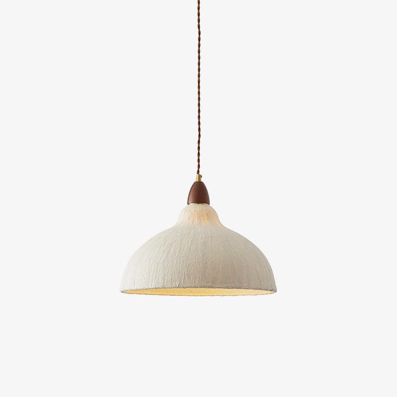 Vellara Paper & Wood Pendant Lamp - Image 10