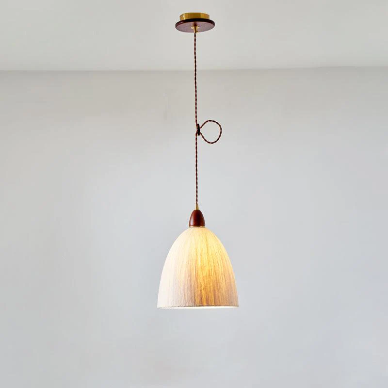 Vellara Paper & Wood Pendant Lamp - Image 24