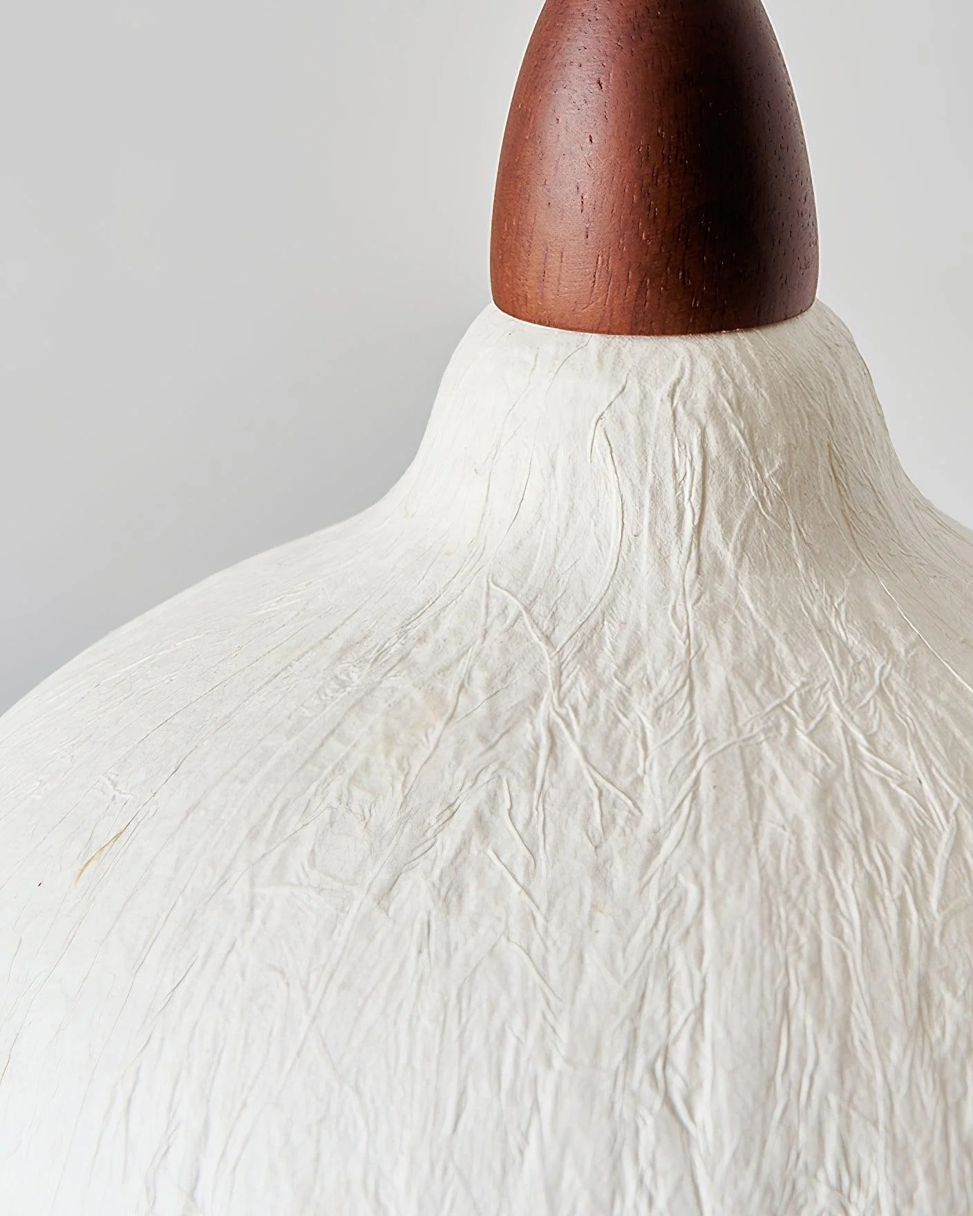 Vellara Paper & Wood Pendant Lamp - Image 36