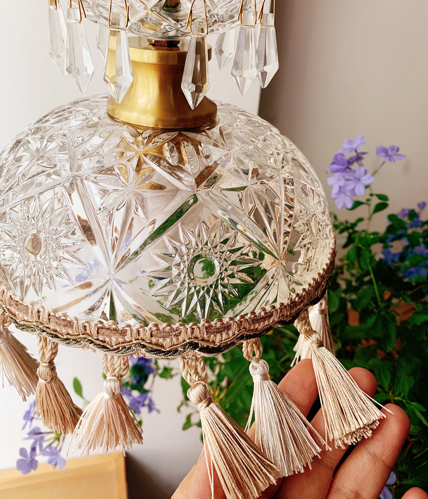 Veloce Brass Glass Luxurious Pendant Light - Image 13