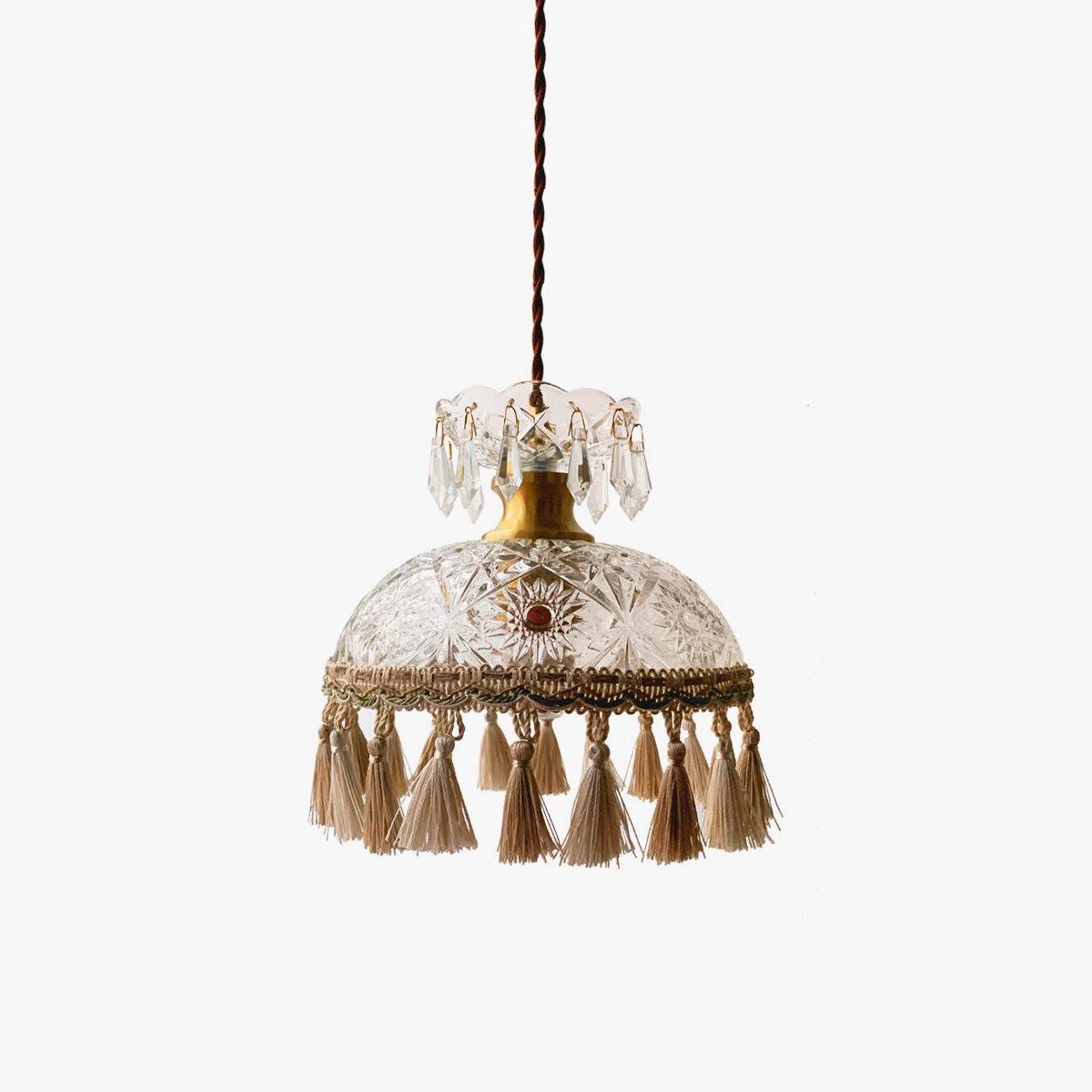 Veloce Brass Glass Luxurious Pendant Light - Image 19