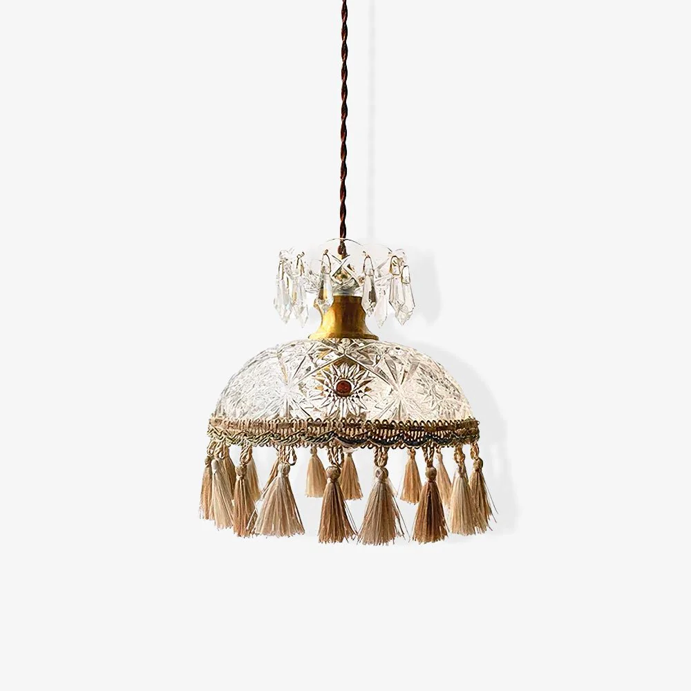 Veloce Brass Glass Luxurious Pendant Light - Image 23