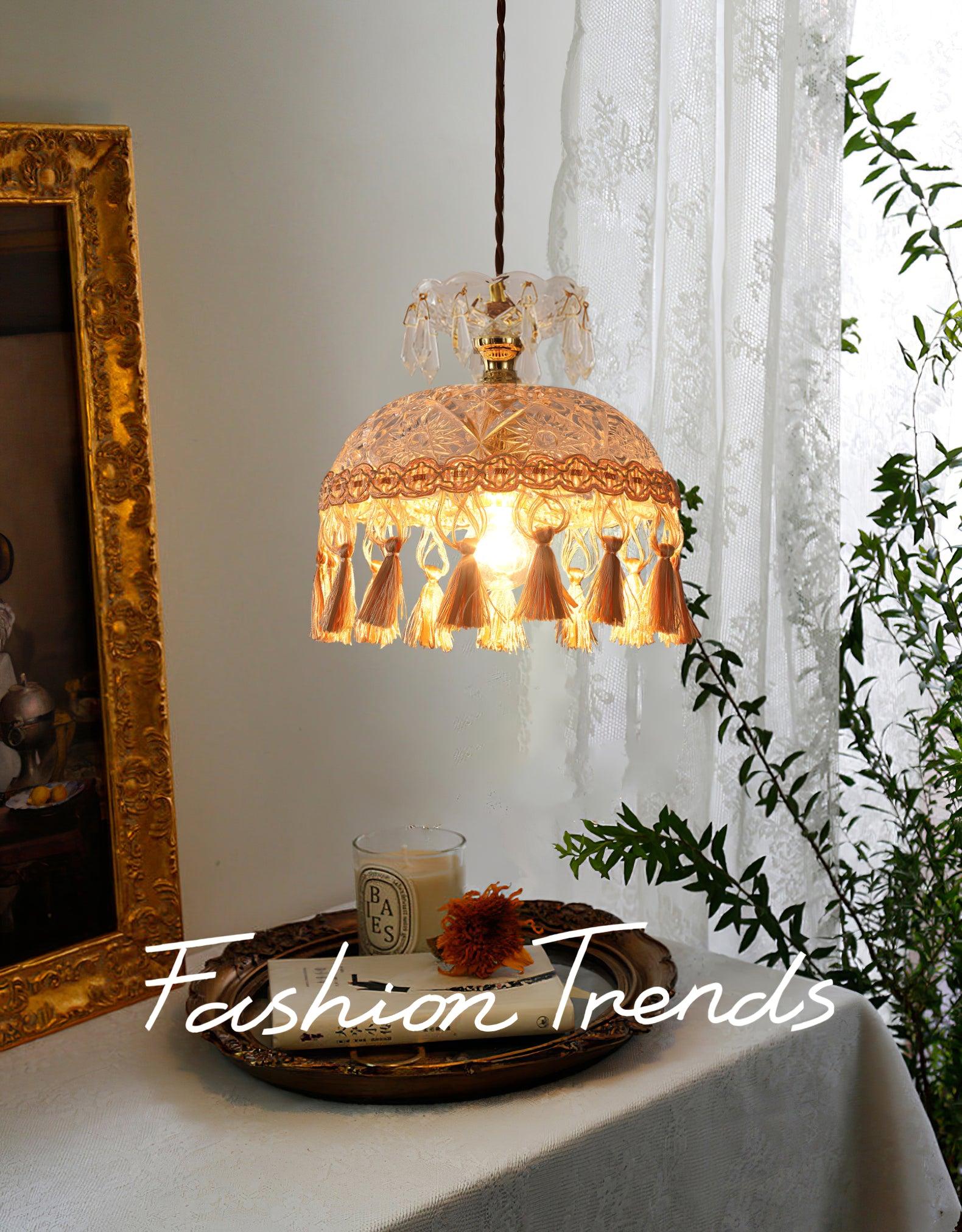 Veloce Brass Glass Luxurious Pendant Light - Image 3