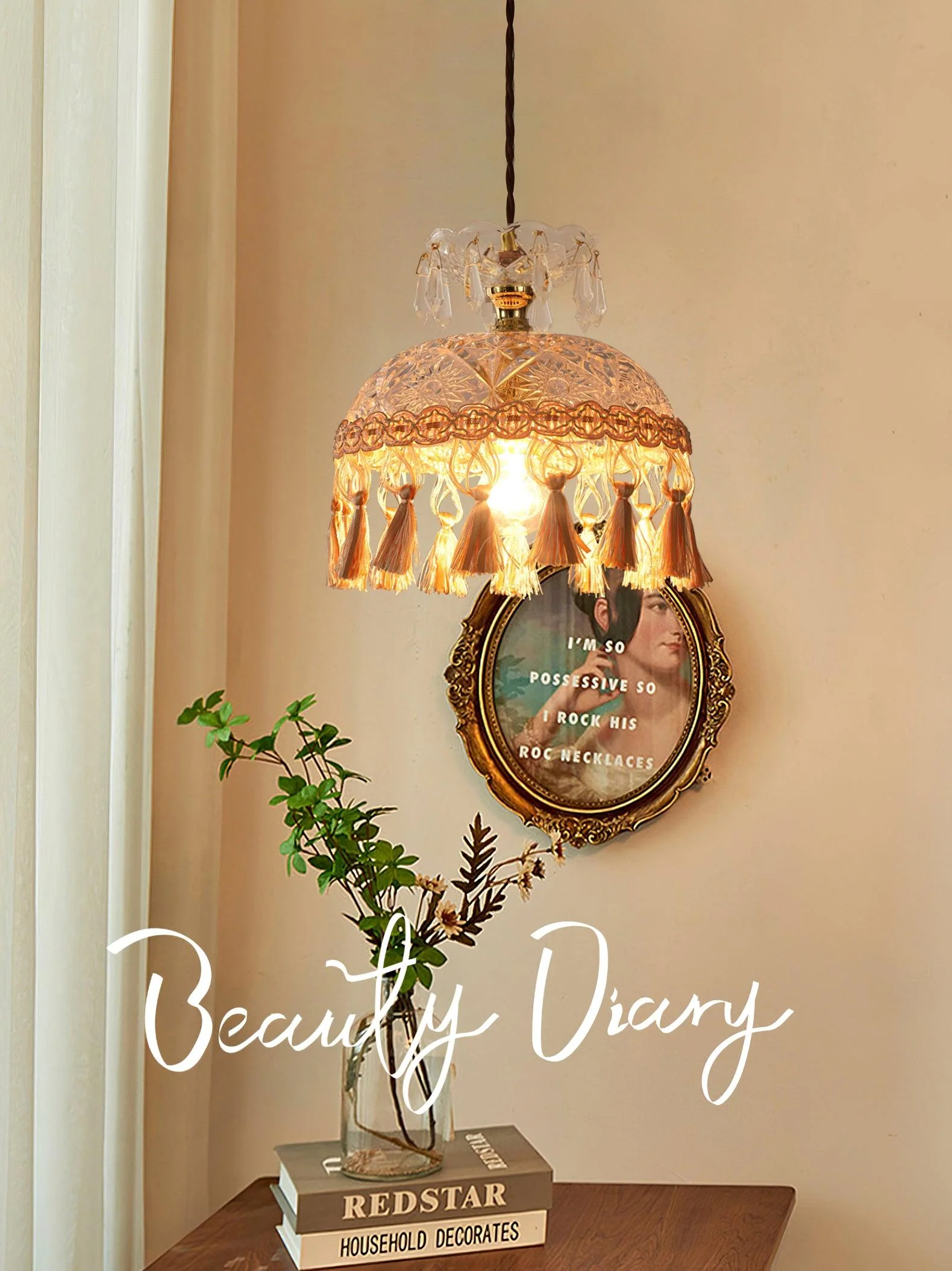 Veloce Brass Glass Luxurious Pendant Light - Image 31
