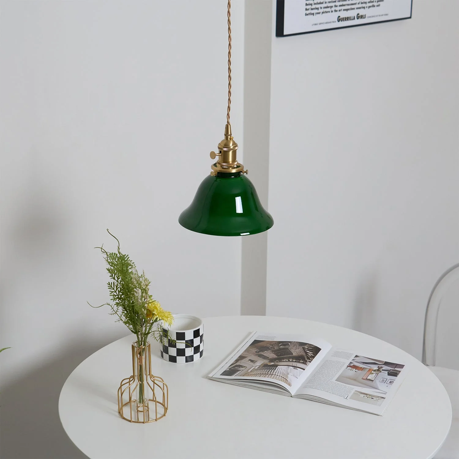 Velona Brass Retro Pendant Light - Image 14
