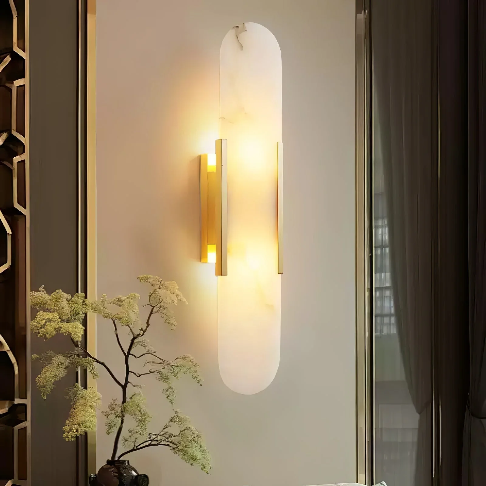 Veo Luxury Alabaster Wall Lamp - Image 5