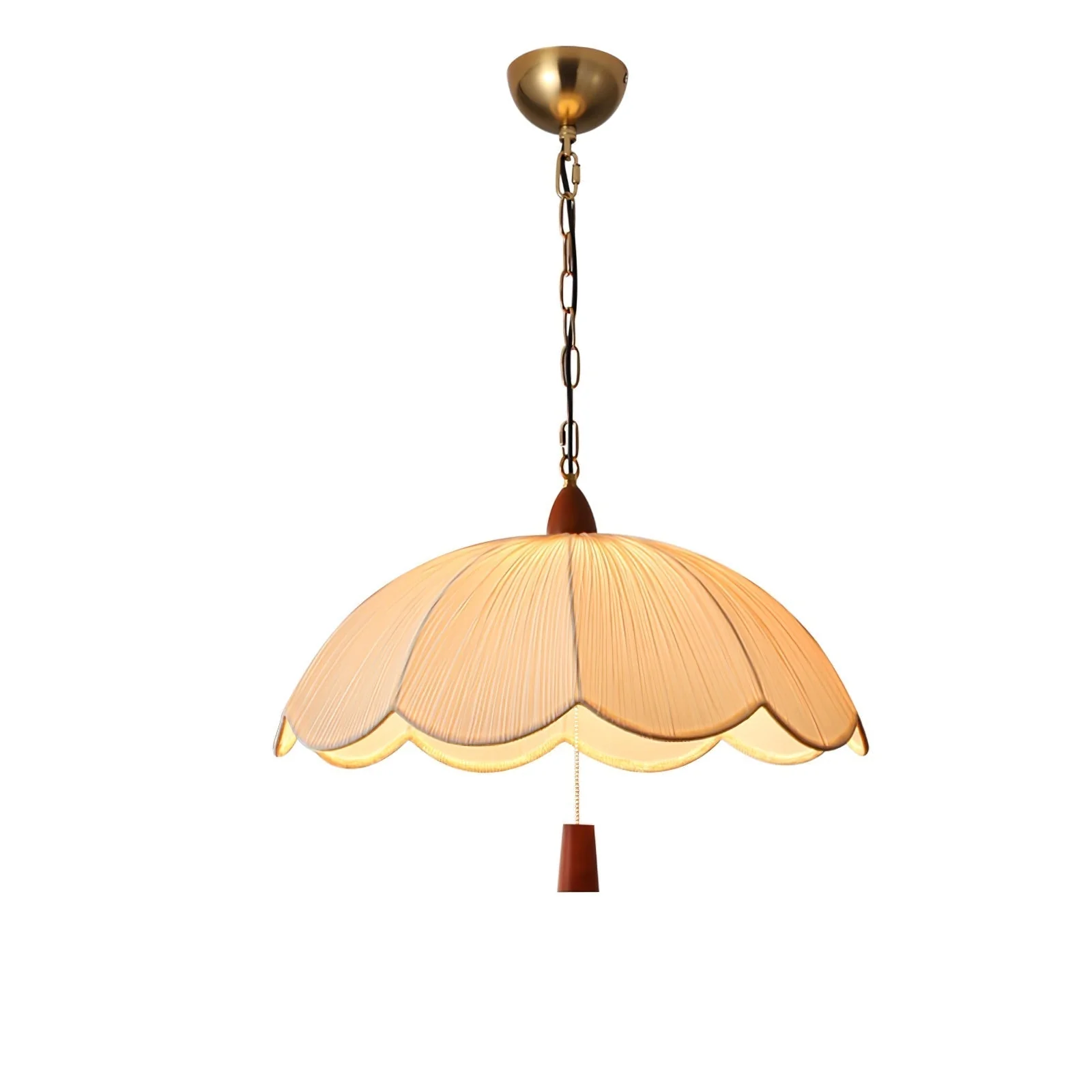 Vephael Art Nouveau Fabric Pendant Light - Image 11