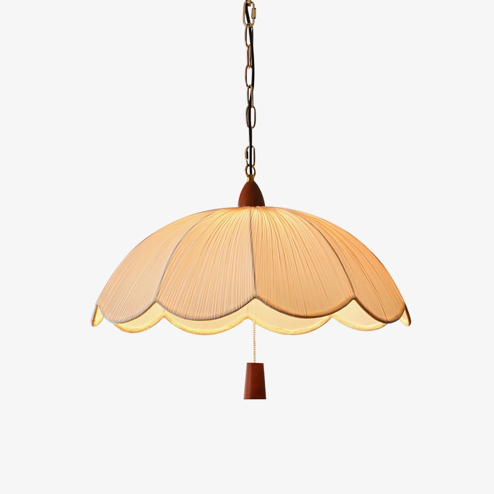 Vephael Art Nouveau Fabric Pendant Light - Image 14
