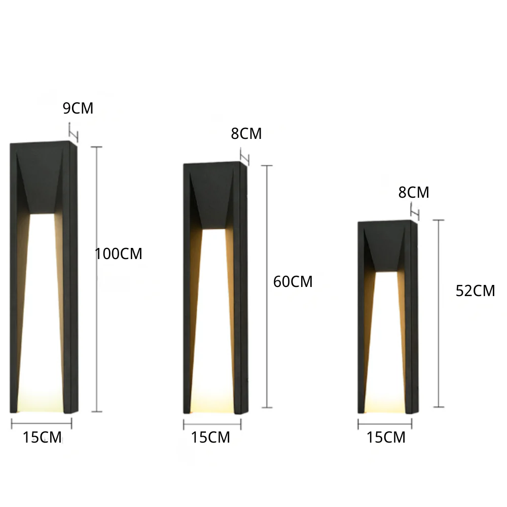 Vera LED Modern Steel Outdoor Sconces Wall Light - Image 10