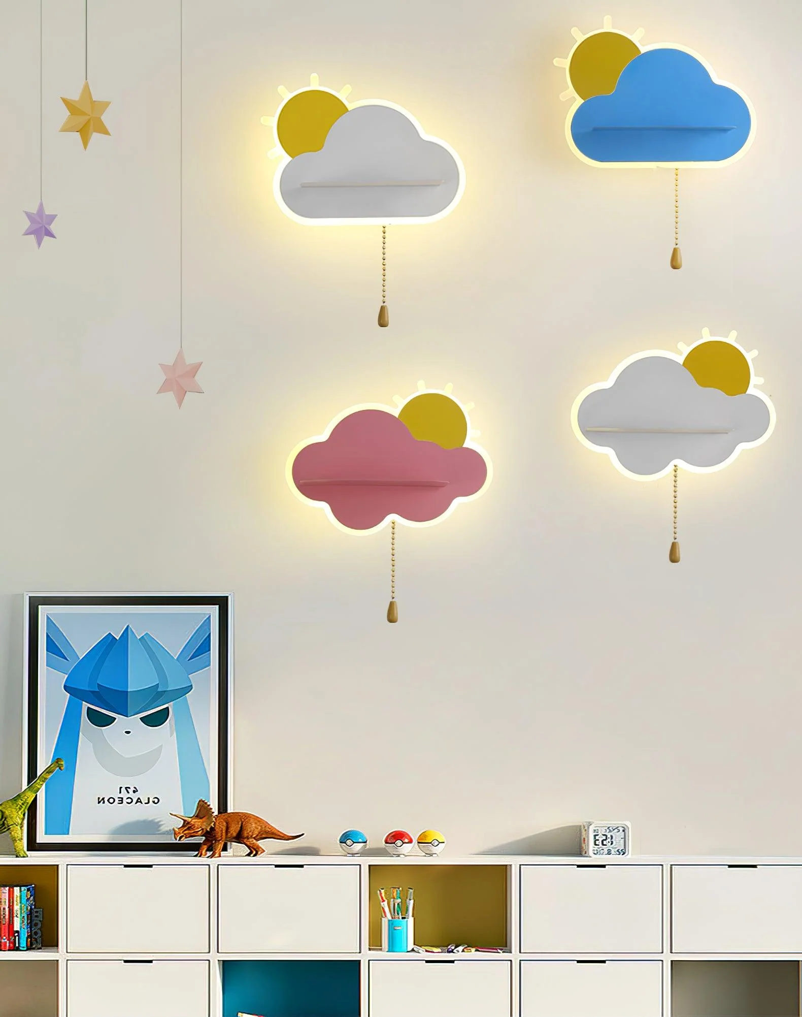 Vertex Dreamier Cloud Art Wall Lamp - Image 23