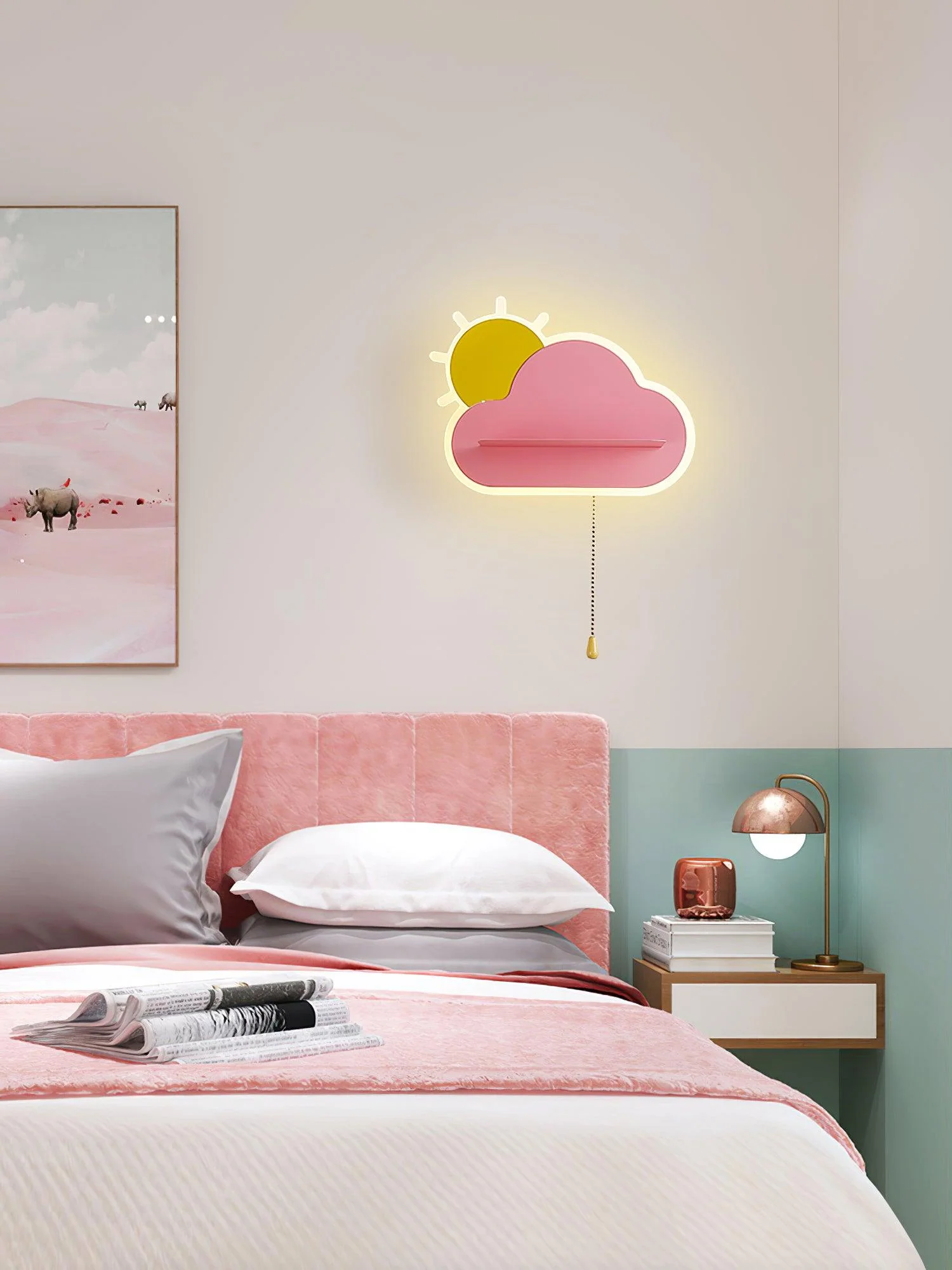 Vertex Dreamier Cloud Art Wall Lamp - Image 24