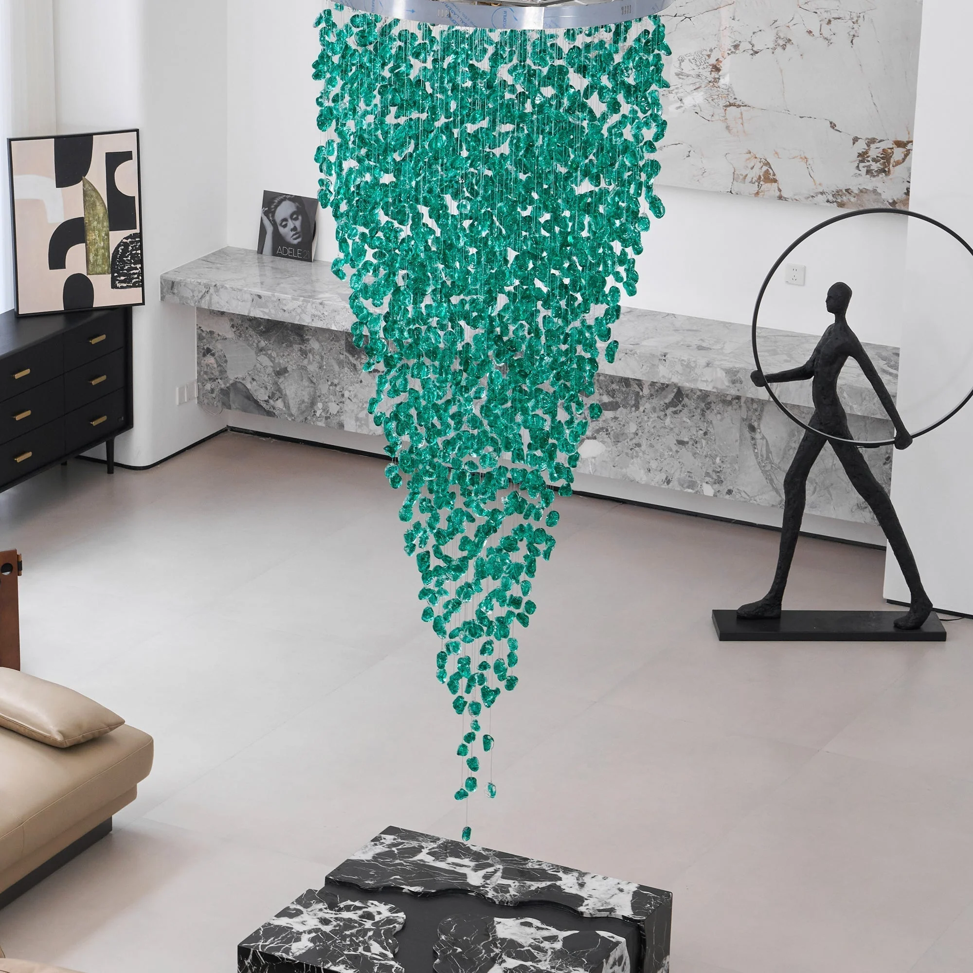 Veshaa Postmodern Luxury Stone Crystal Chandelier - Image 20